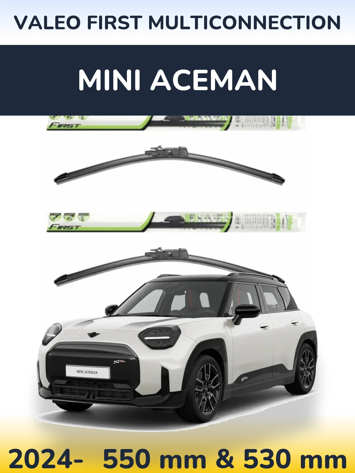 Ștergătoare Valeo First MultiConnection pentru MINI Aceman