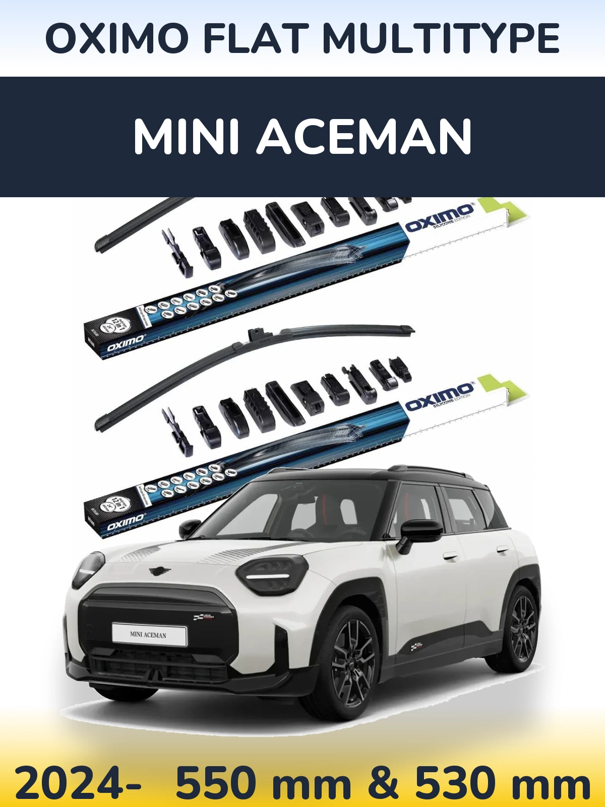 Ștergătoare Oximo Flat MultiTipe pentru MINI Aceman