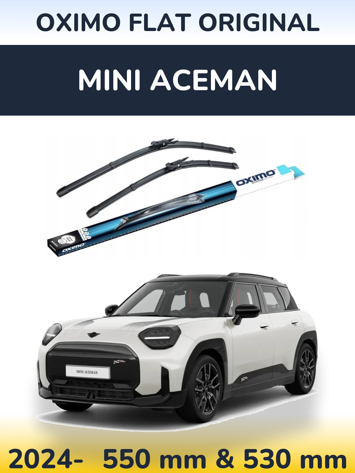 Ștergătoare Oximo Flat Original pentru MINI Aceman