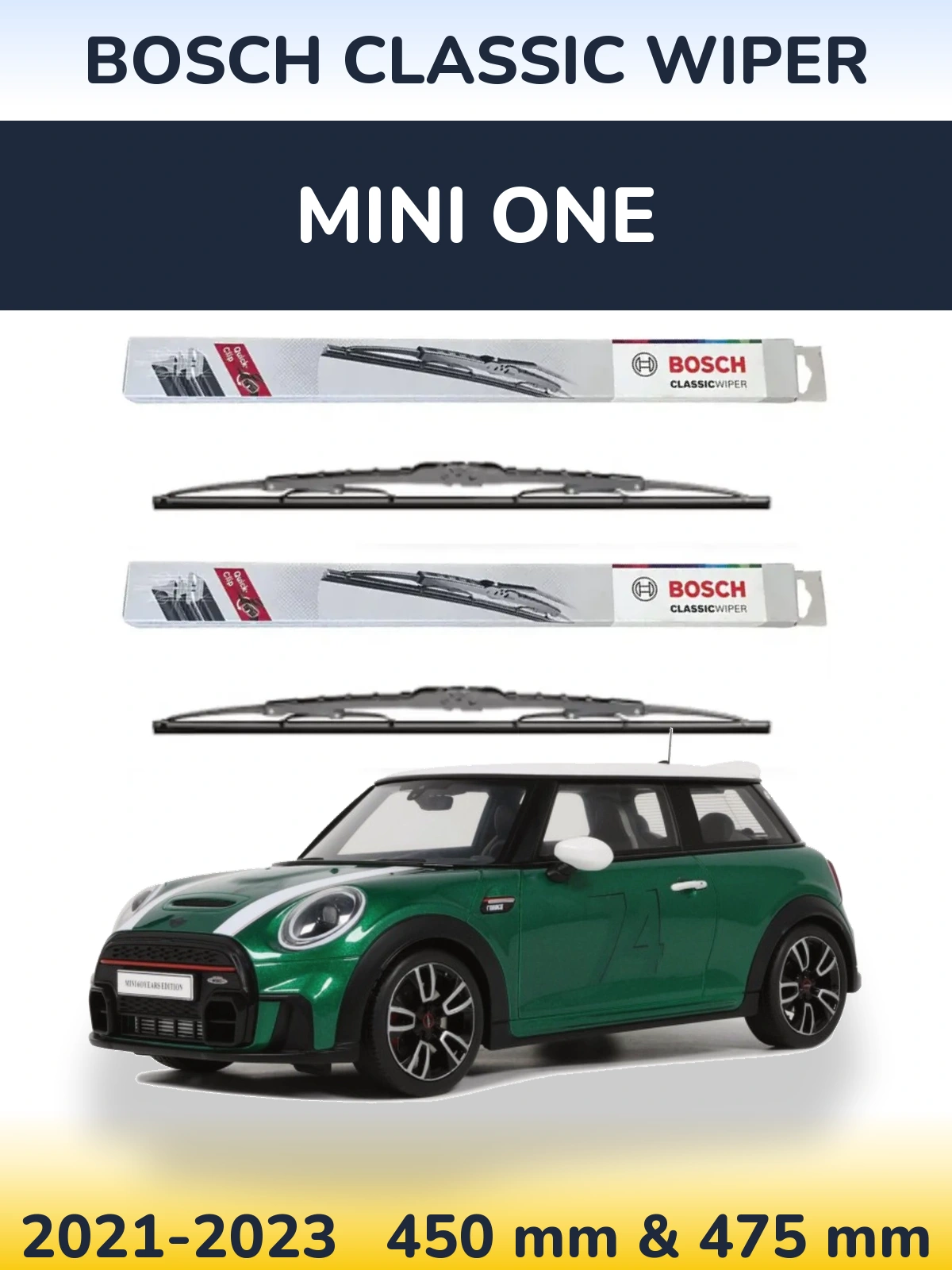Ștergătoare BOSCH Classic Wiper pentru MINI One