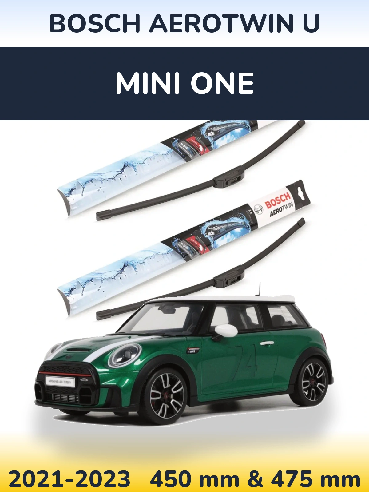 Ștergătoare BOSCH AeroTwin U pentru MINI One