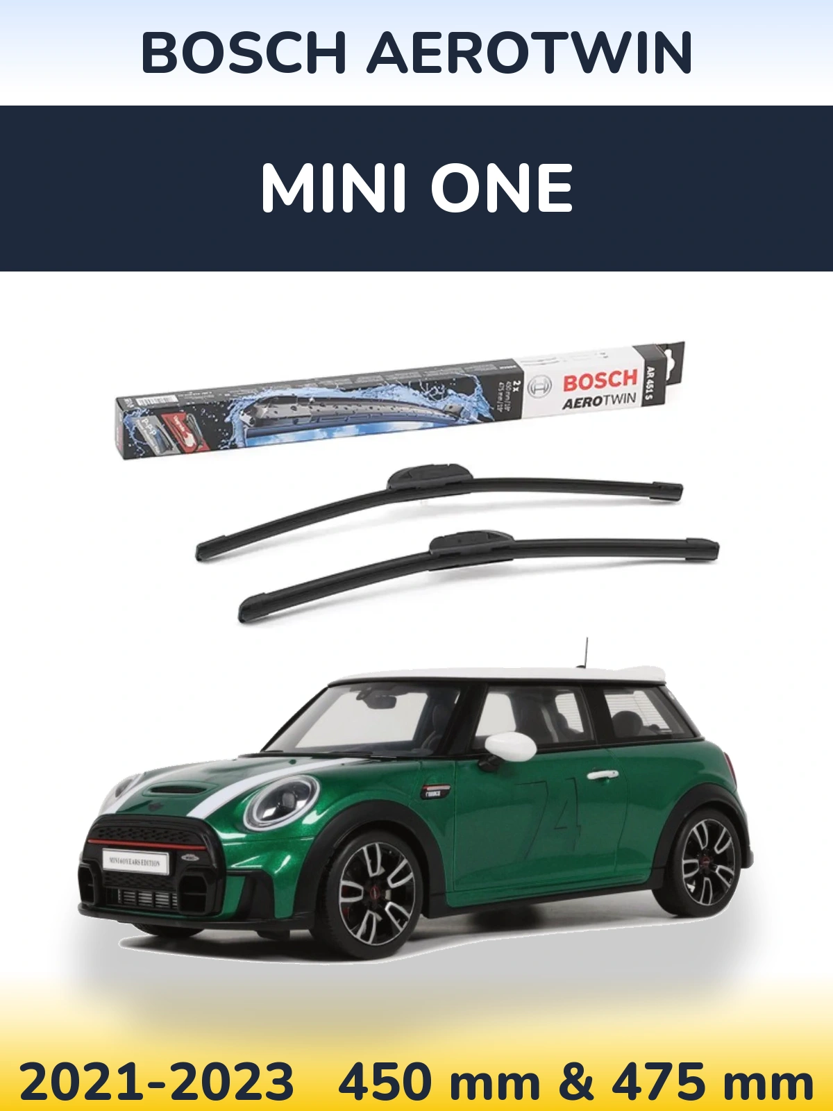 Ștergătoare BOSCH AeroTwin pentru MINI One