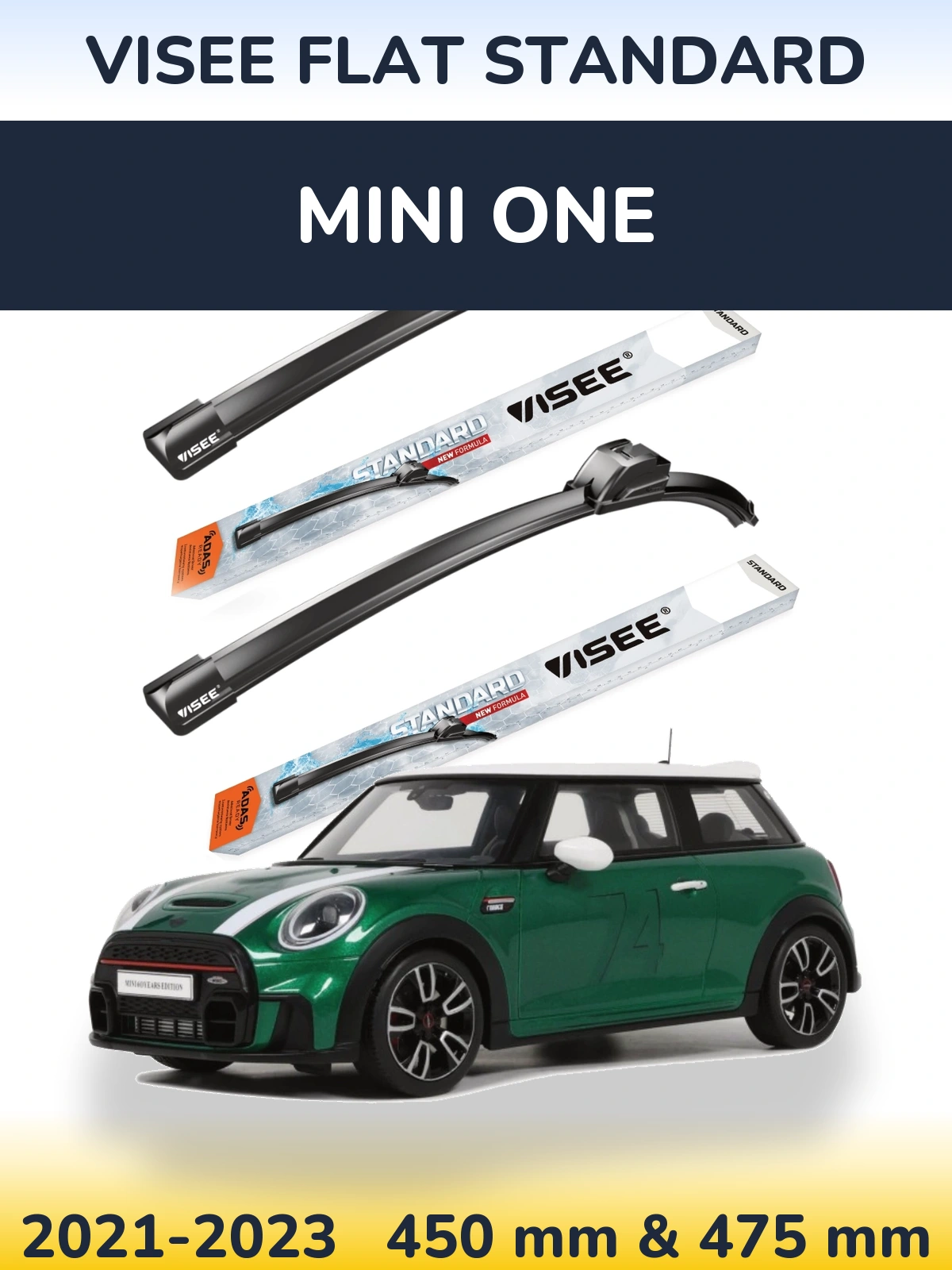 Ștergătoare VISEE FLAT STANDARD pentru MINI One