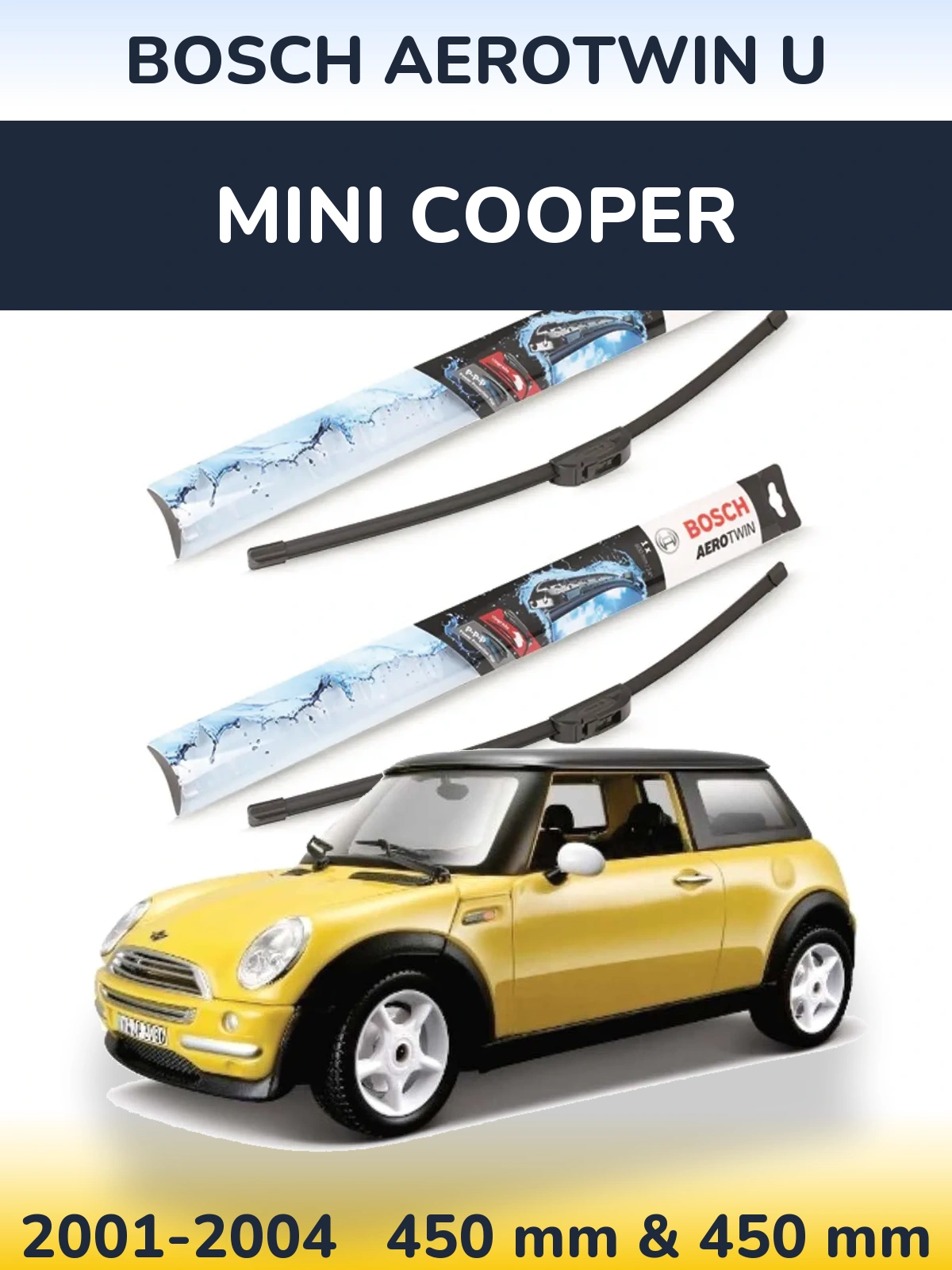 Ștergătoare BOSCH AeroTwin U pentru MINI Cooper