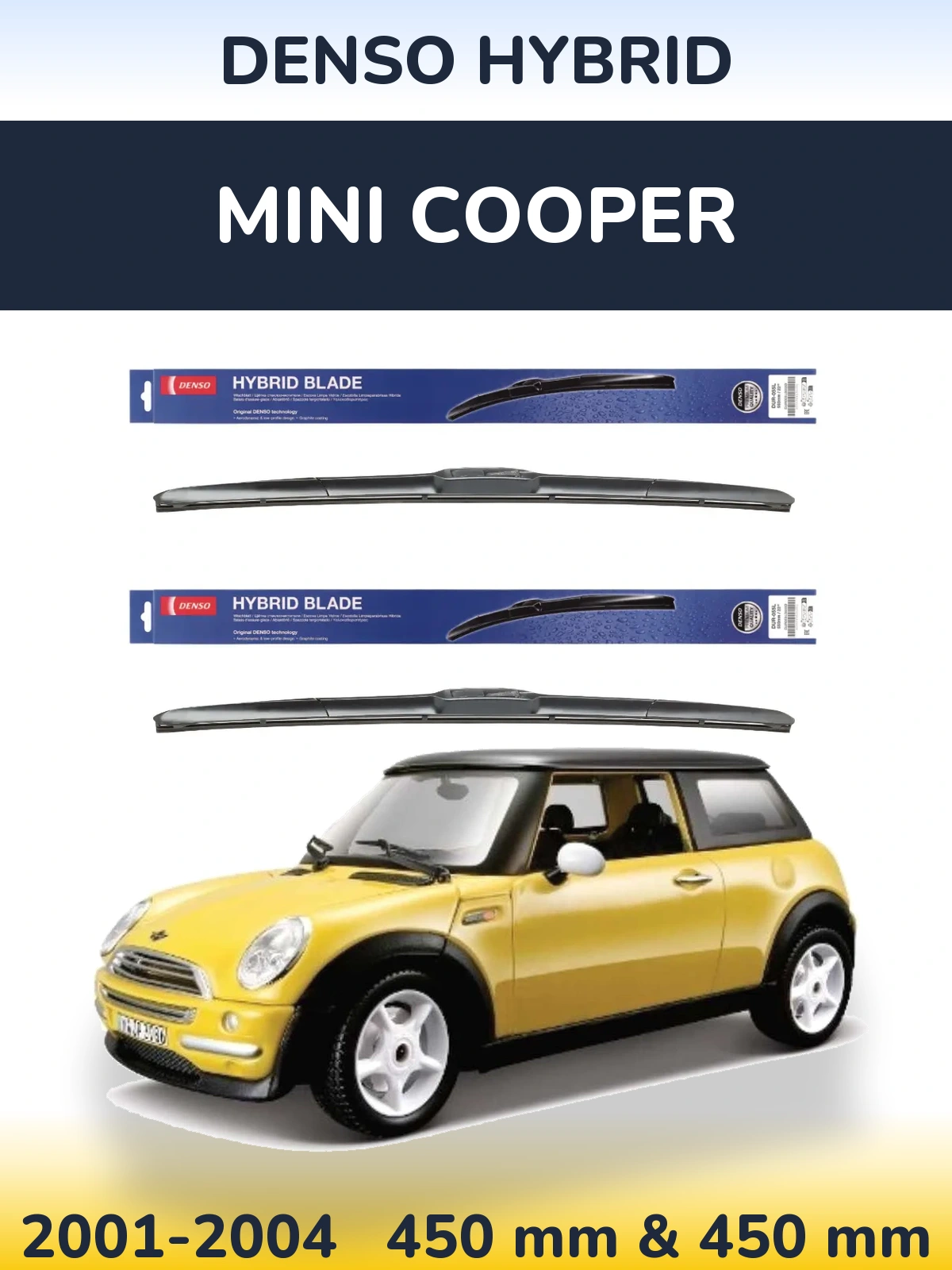 Ștergătoare Denso Hybrid pentru MINI Cooper