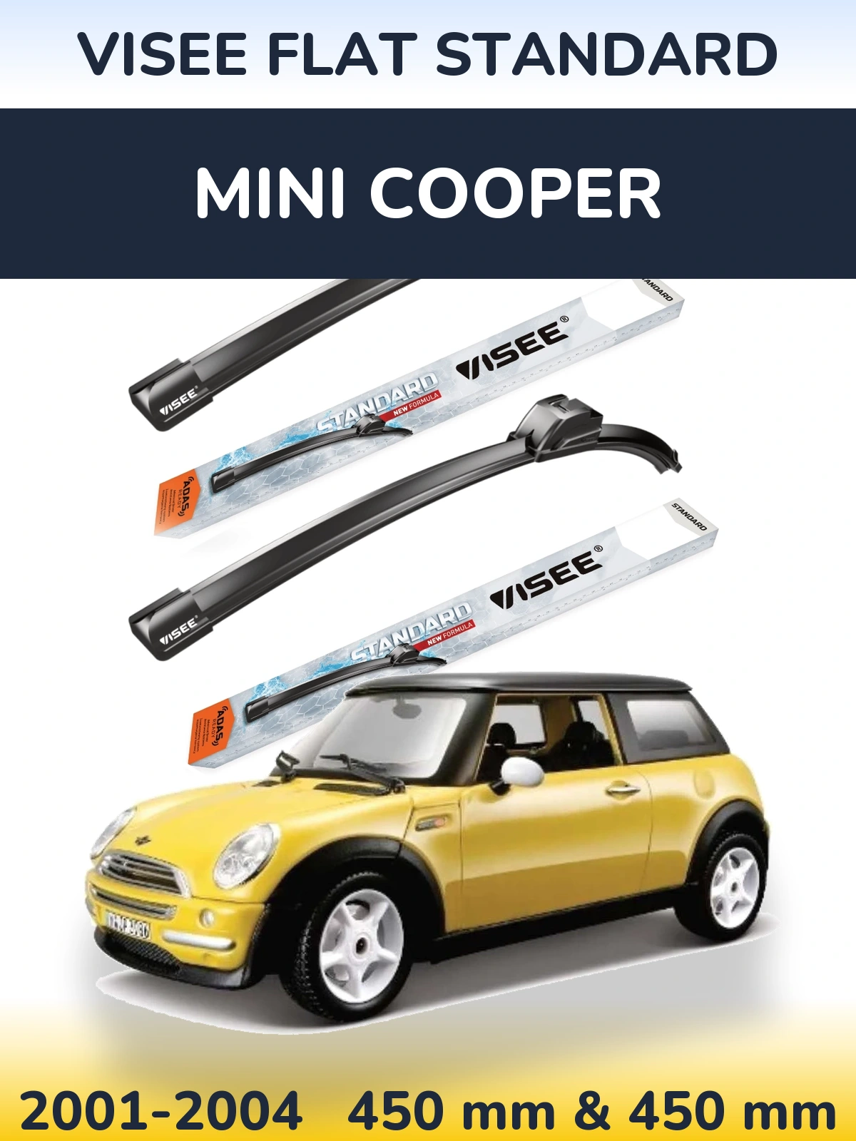 Ștergătoare VISEE FLAT STANDARD pentru MINI Cooper