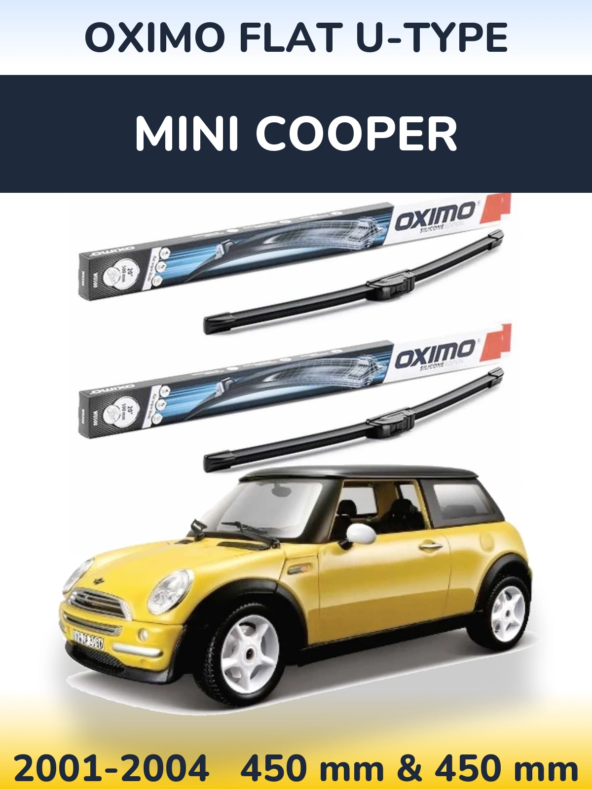 Ștergătoare Oximo Flat U-type pentru MINI Cooper