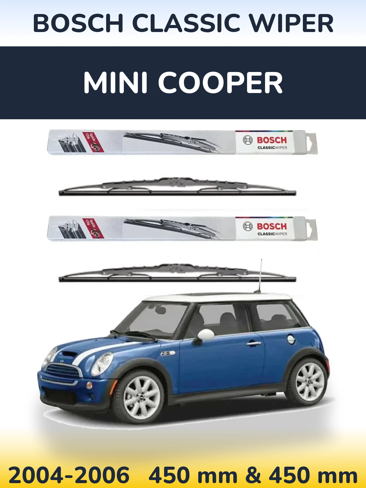 Ștergătoare BOSCH Classic Wiper pentru MINI Cooper