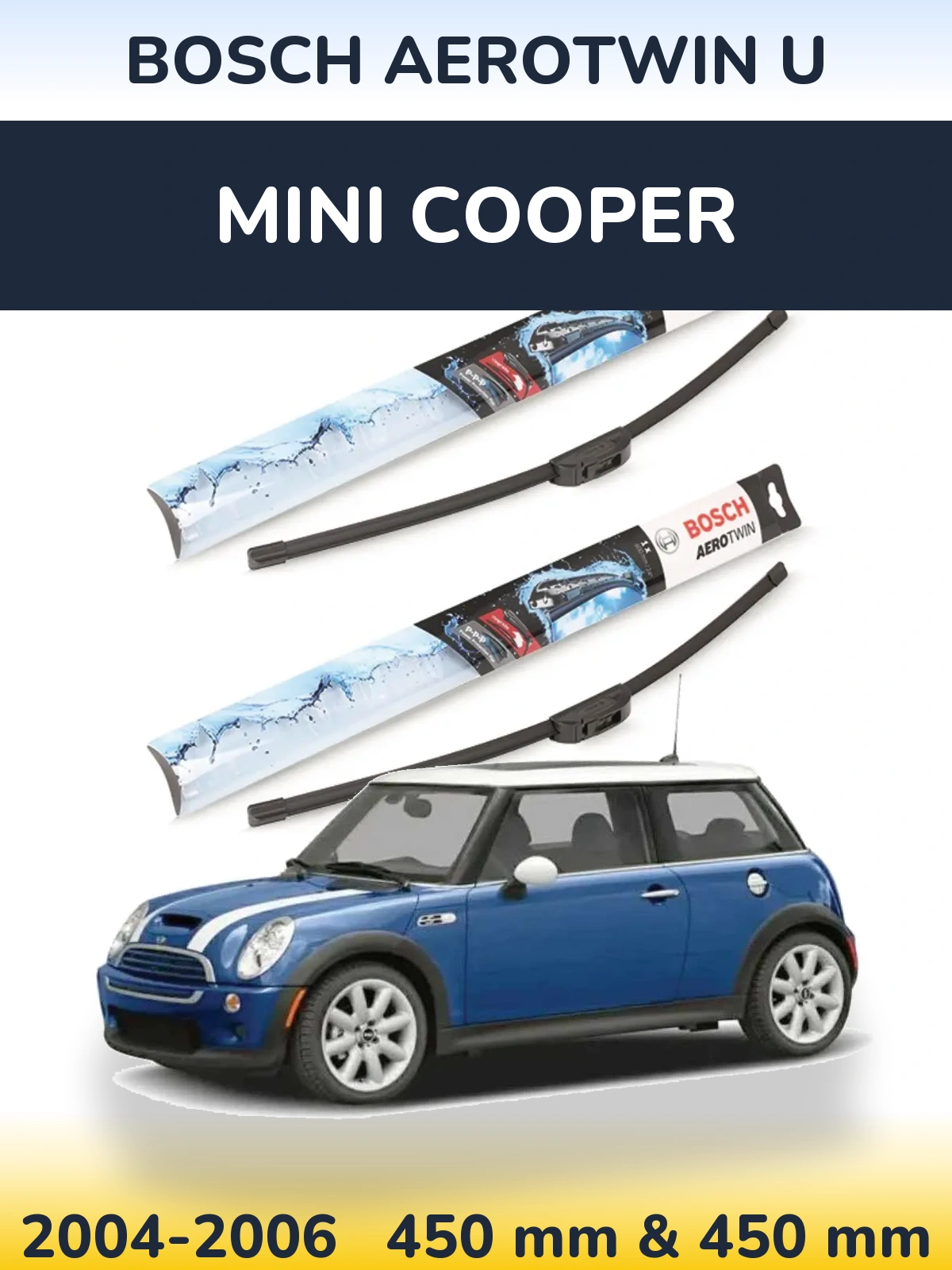 Ștergătoare BOSCH AeroTwin U pentru MINI Cooper