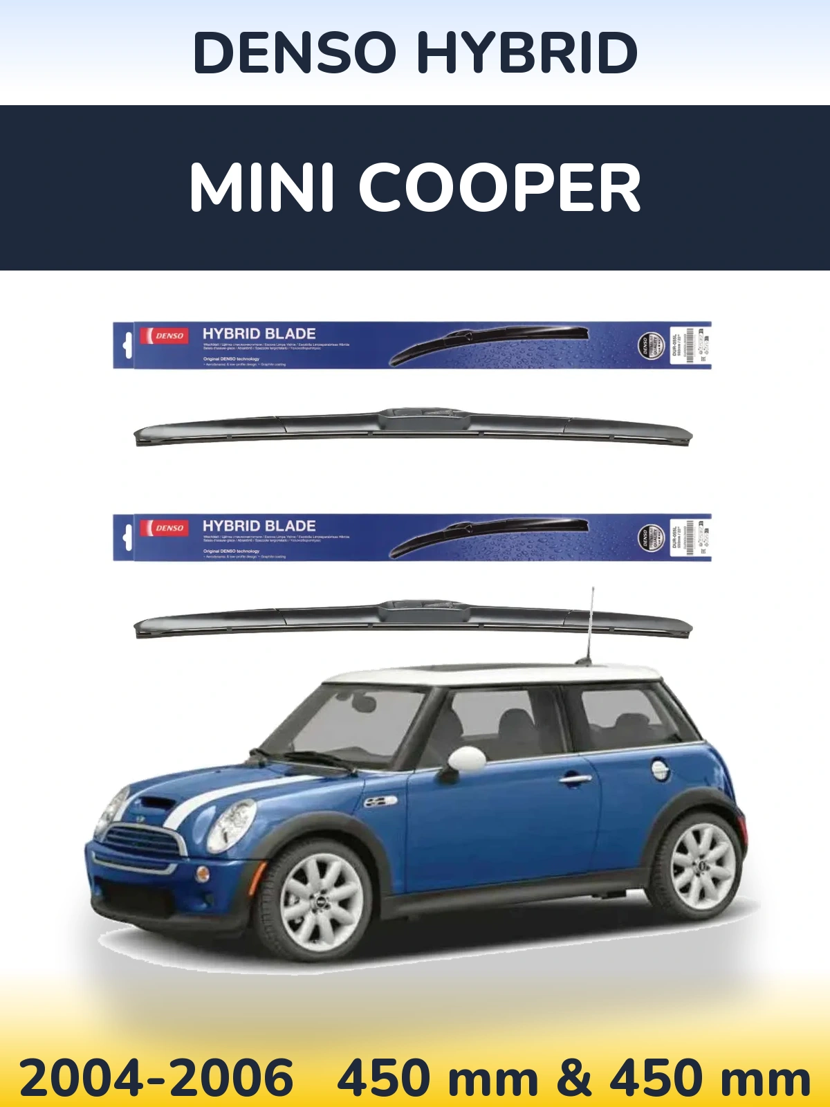 Ștergătoare Denso Hybrid pentru MINI Cooper