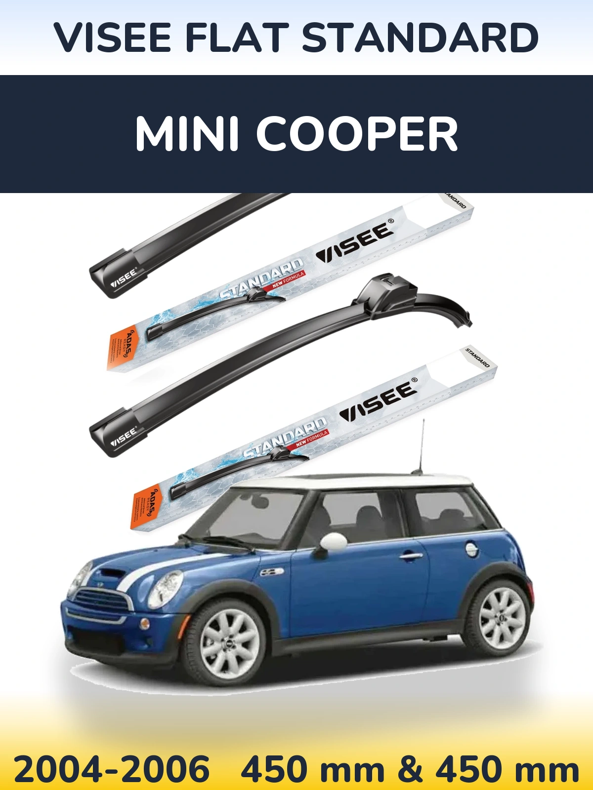 Ștergătoare VISEE FLAT STANDARD pentru MINI Cooper