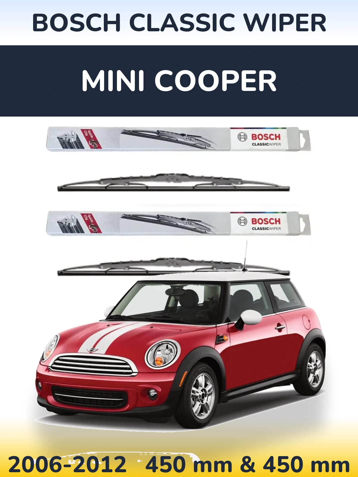 Ștergătoare BOSCH Classic Wiper pentru MINI Cooper