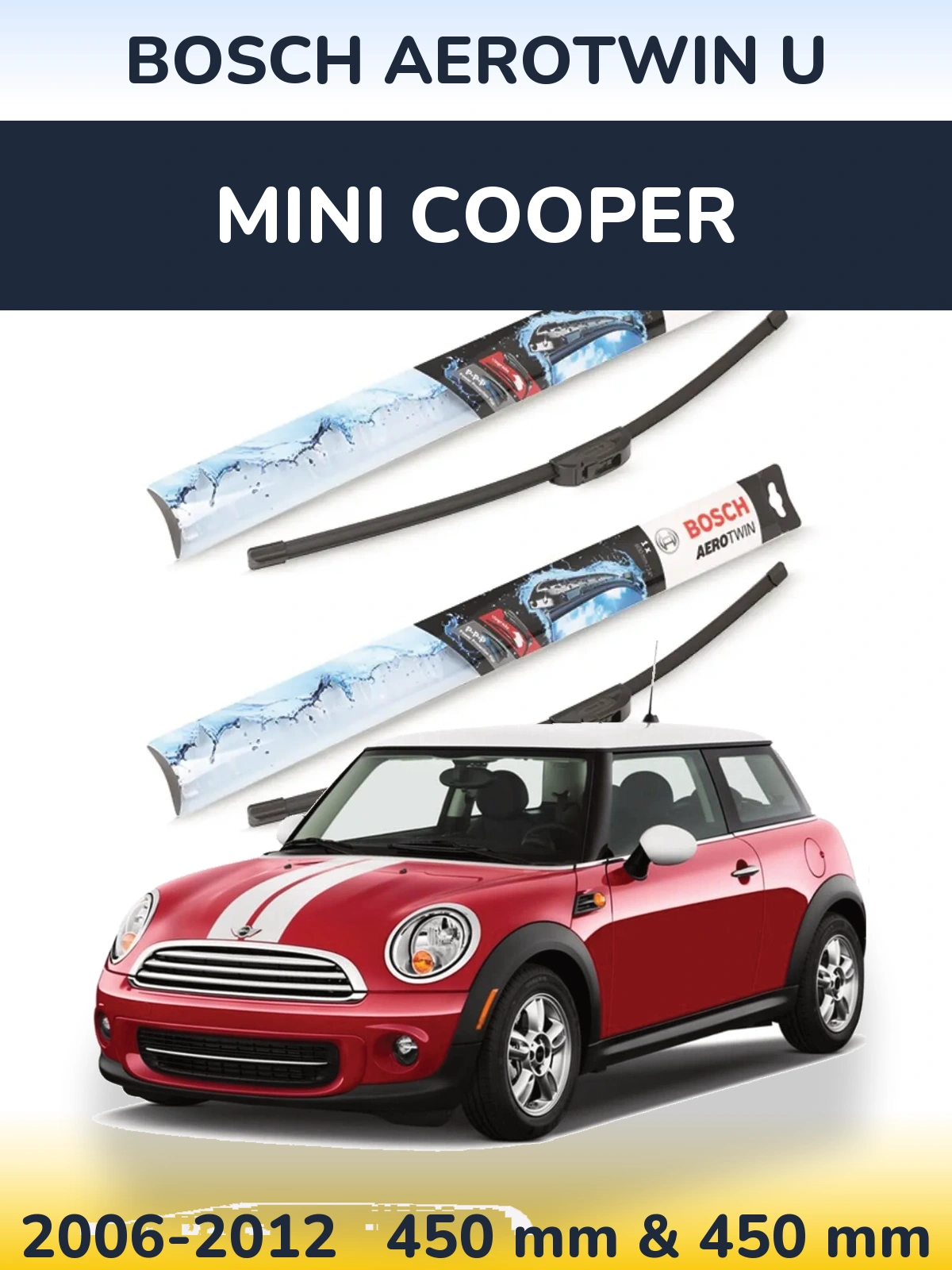 Ștergătoare BOSCH AeroTwin U pentru MINI Cooper