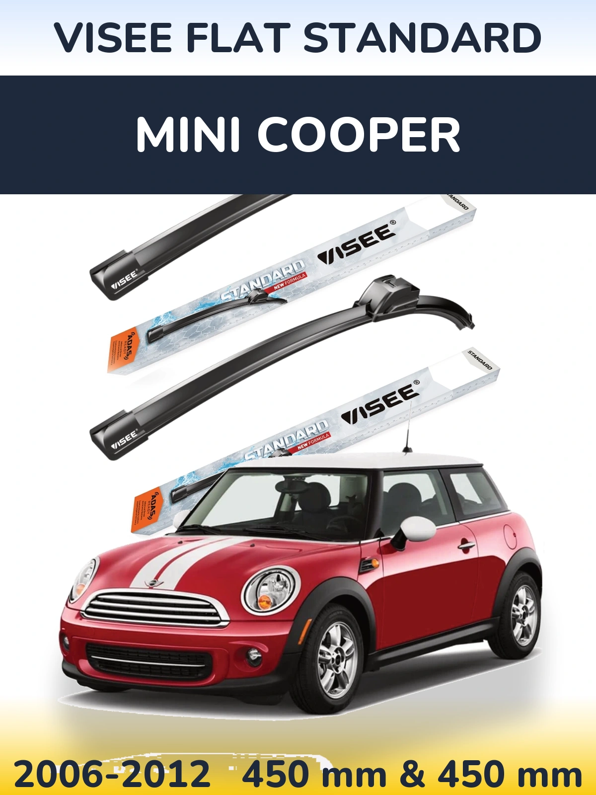 Ștergătoare VISEE FLAT STANDARD pentru MINI Cooper