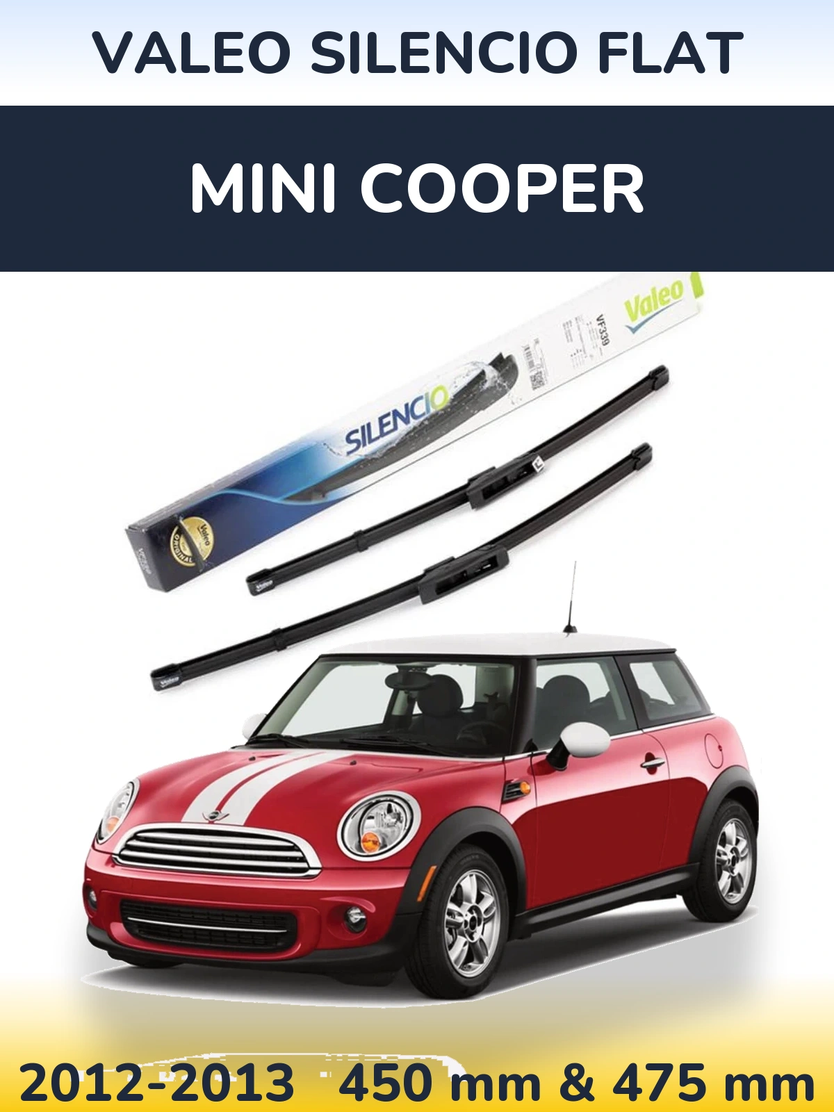 Ștergătoare Valeo Silencio Flat pentru MINI Cooper