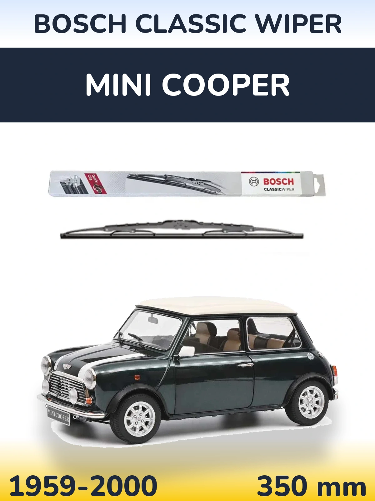 Ștergătoare BOSCH Classic Wiper pentru MINI Cooper