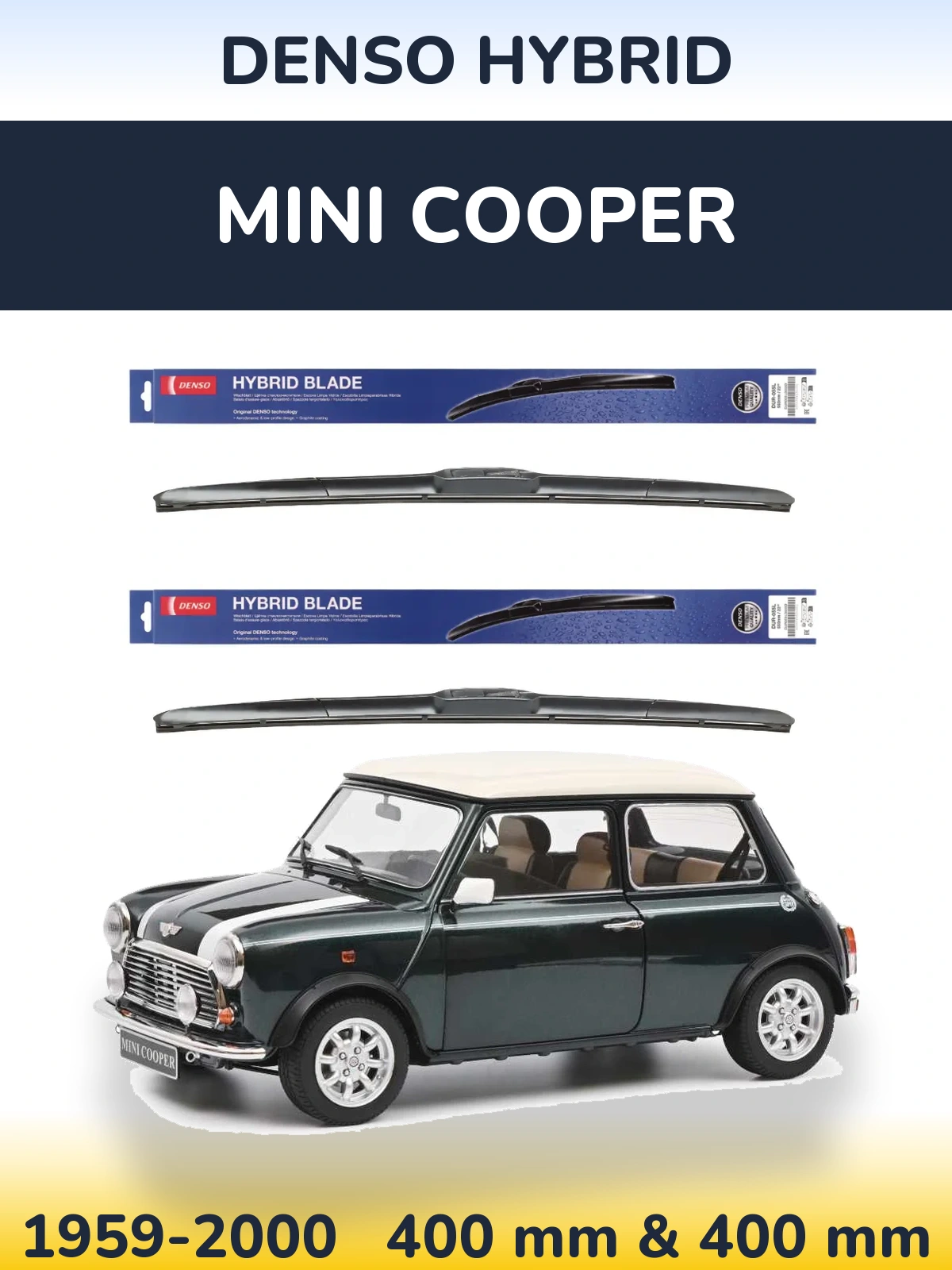 Ștergătoare Denso Hybrid pentru MINI Cooper