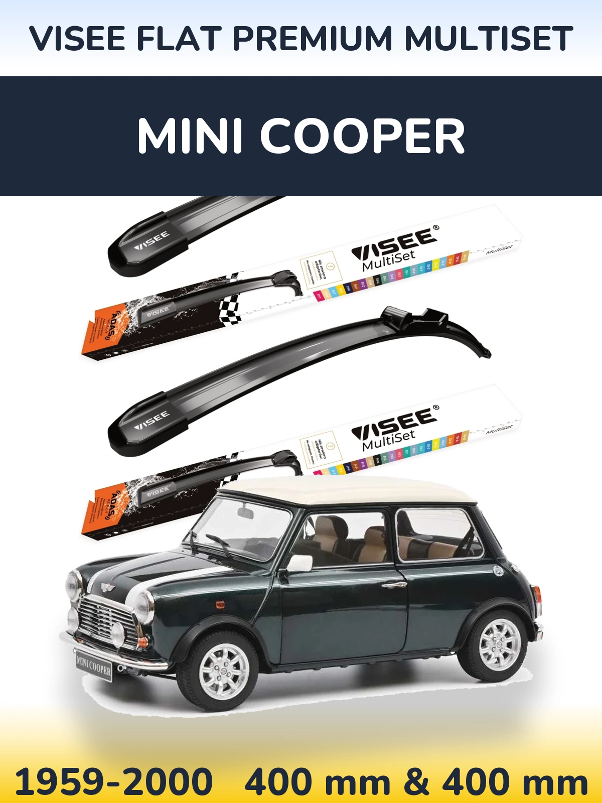 Ștergătoare VISEE FLAT PREMIUM MultiSet pentru MINI Cooper