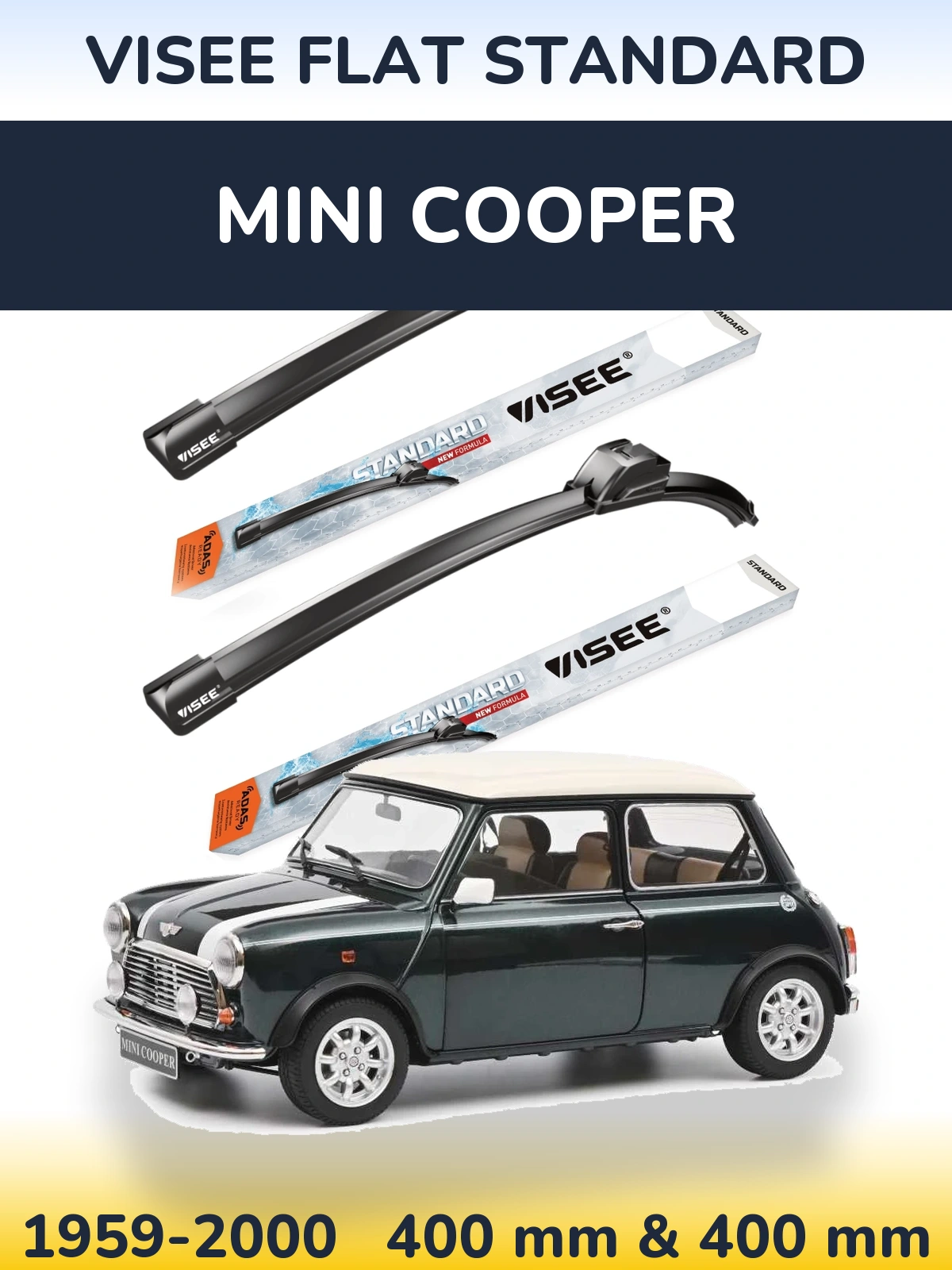Ștergătoare VISEE FLAT STANDARD pentru MINI Cooper
