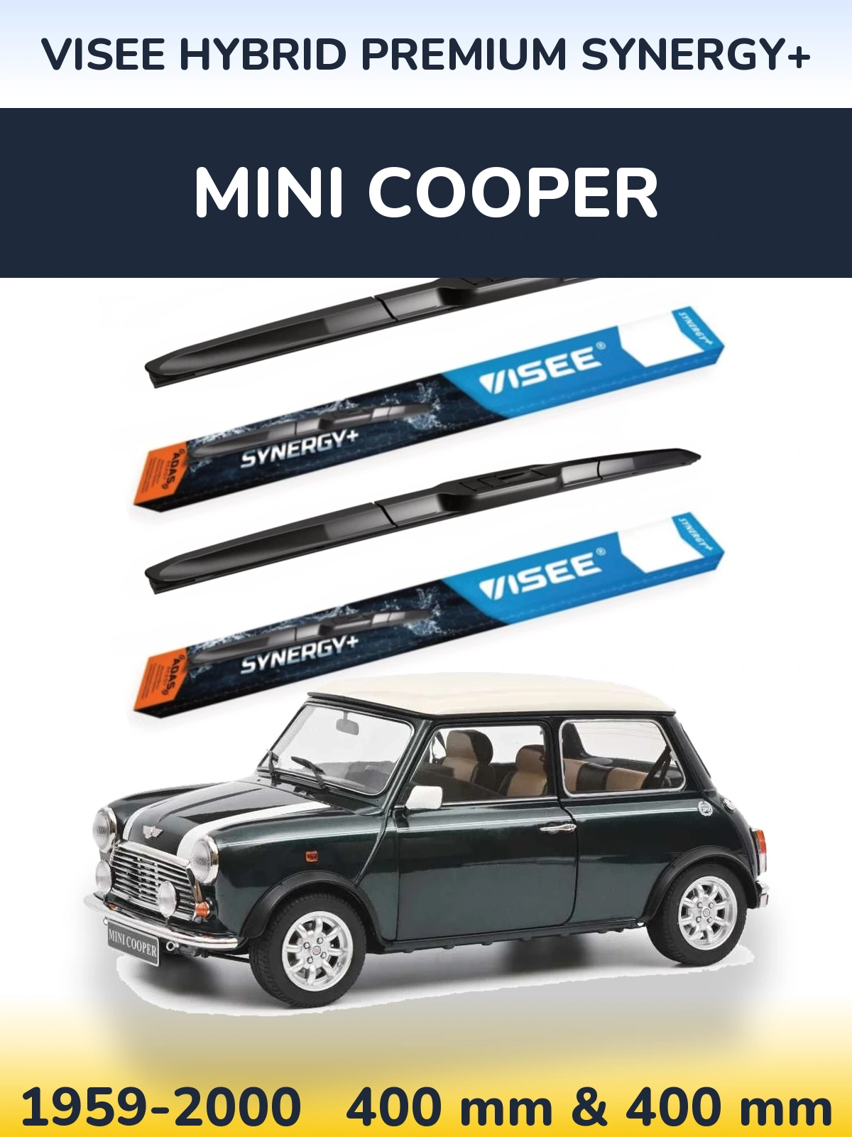 Ștergătoare VISEE HYBRID PREMIUM SYNERGY+ pentru MINI Cooper