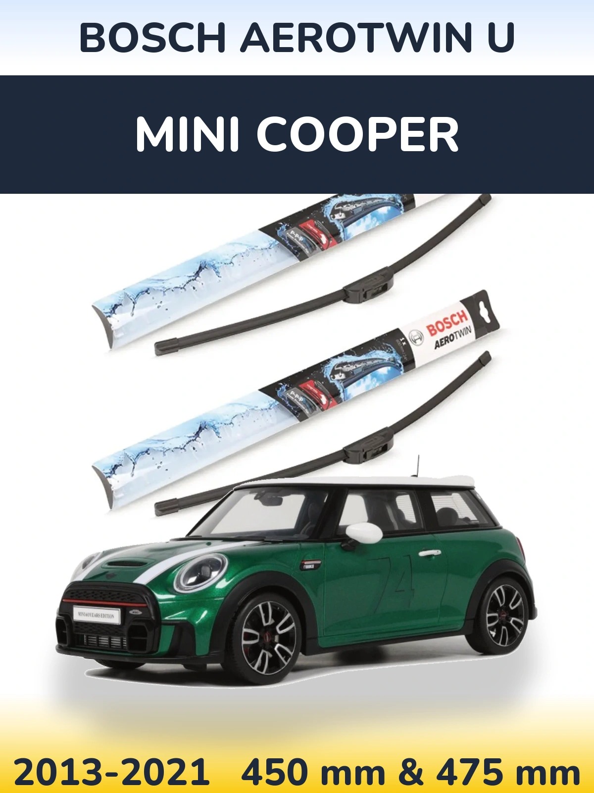 Ștergătoare BOSCH AeroTwin U pentru MINI Cooper