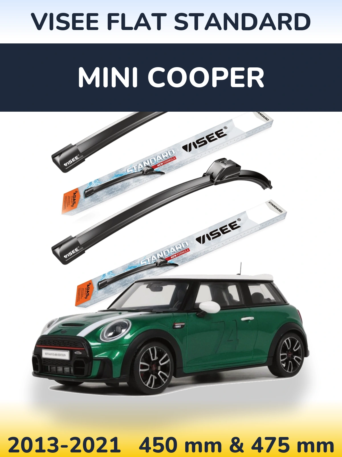 Ștergătoare VISEE FLAT STANDARD pentru MINI Cooper
