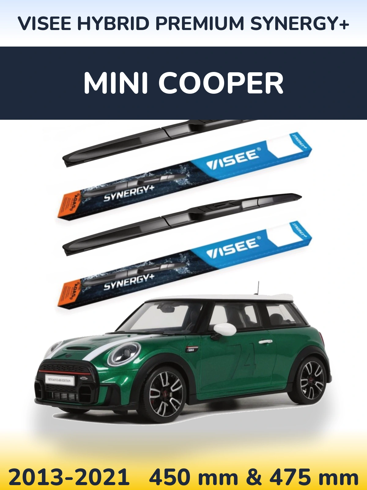 Ștergătoare VISEE HYBRID PREMIUM SYNERGY+ pentru MINI Cooper
