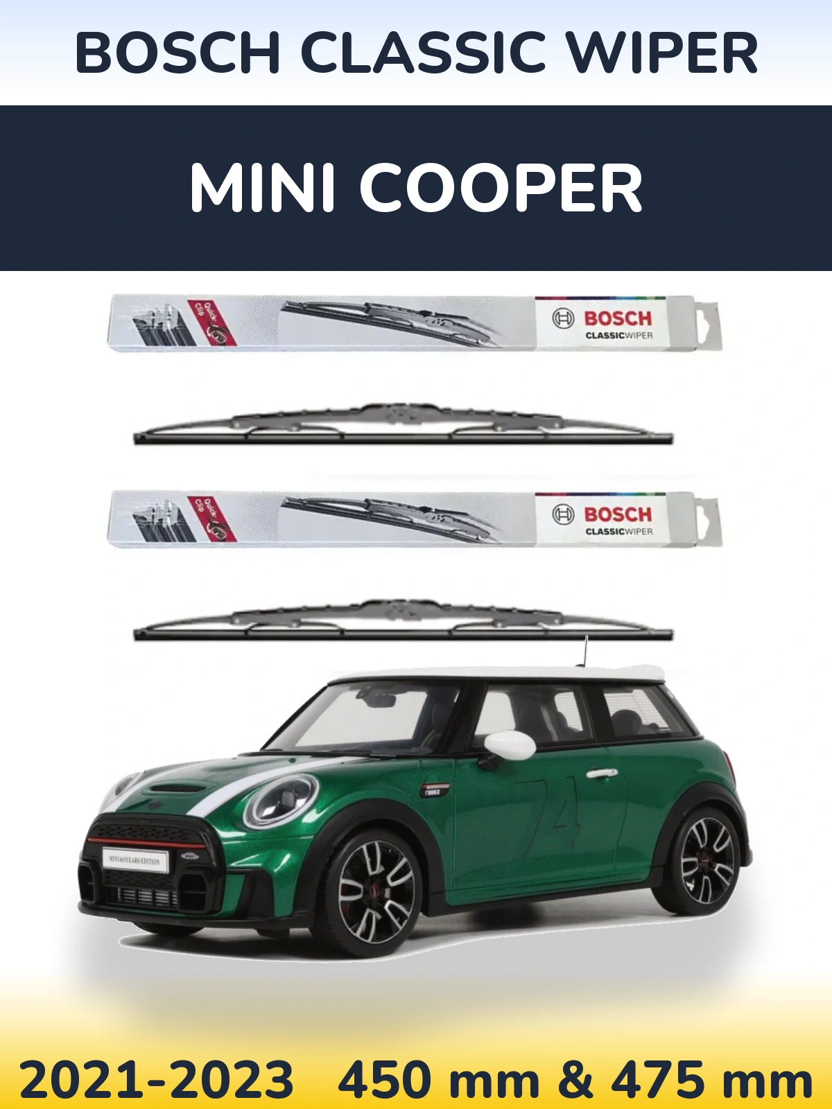 Ștergătoare BOSCH Classic Wiper pentru MINI Cooper