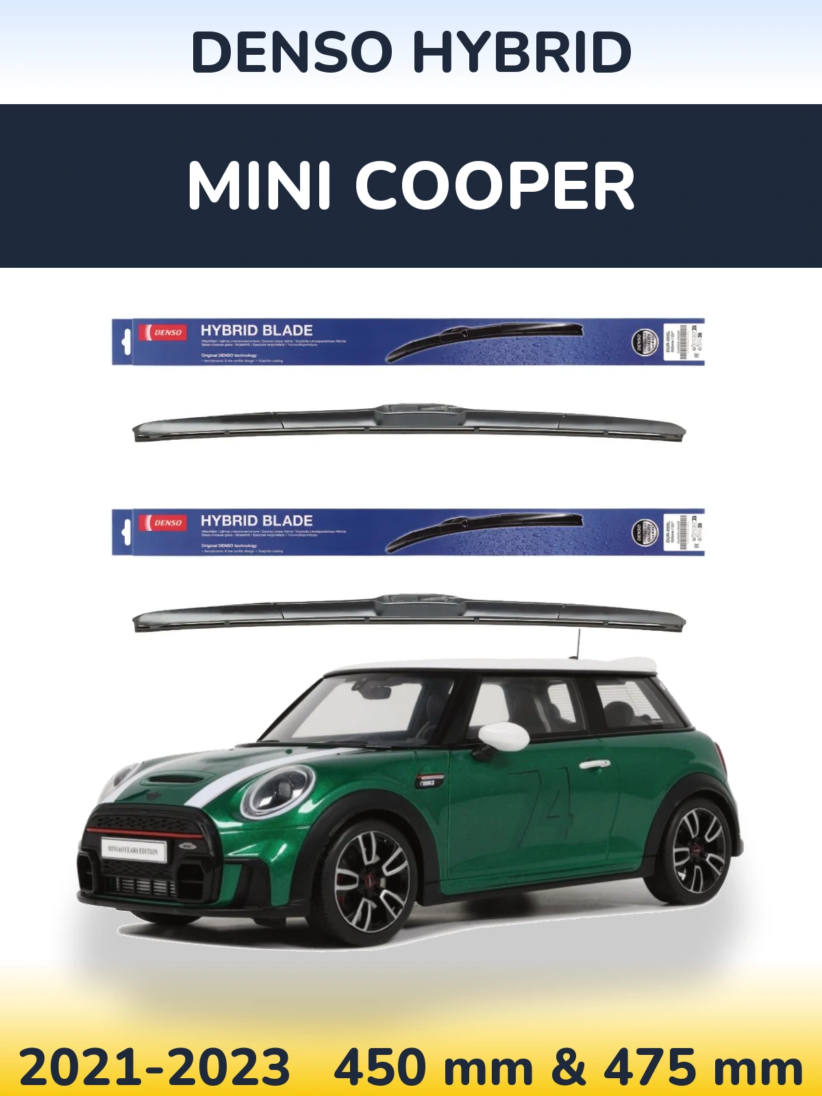 Ștergătoare Denso Hybrid pentru MINI Cooper
