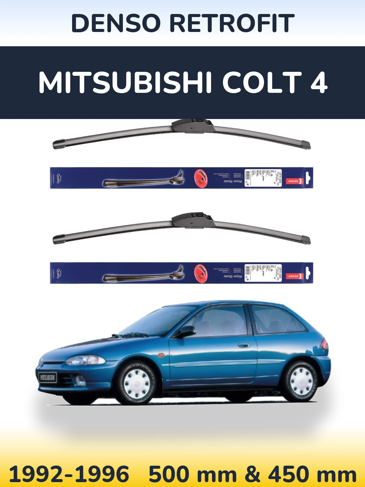 Ștergătoare Denso Retrofit pentru Mitsubishi Colt 4