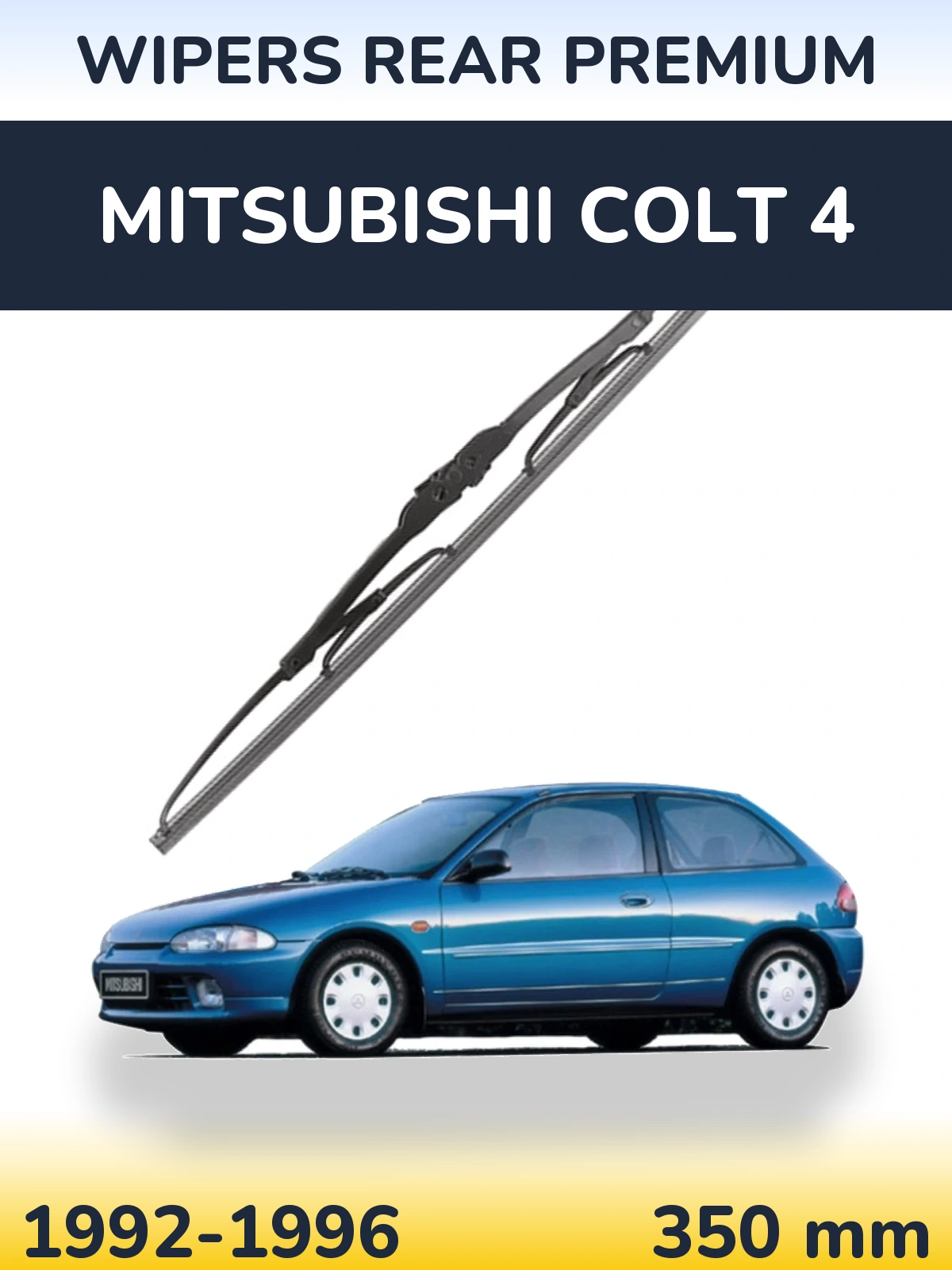 Ștergătoare WIPERS REAR PREMIUM pentru Mitsubishi Colt 4