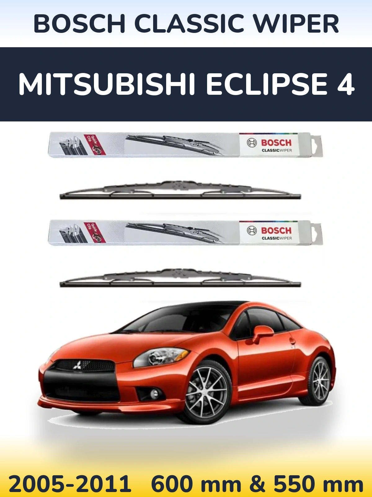 Ștergătoare BOSCH Classic Wiper pentru Mitsubishi Eclipse 4