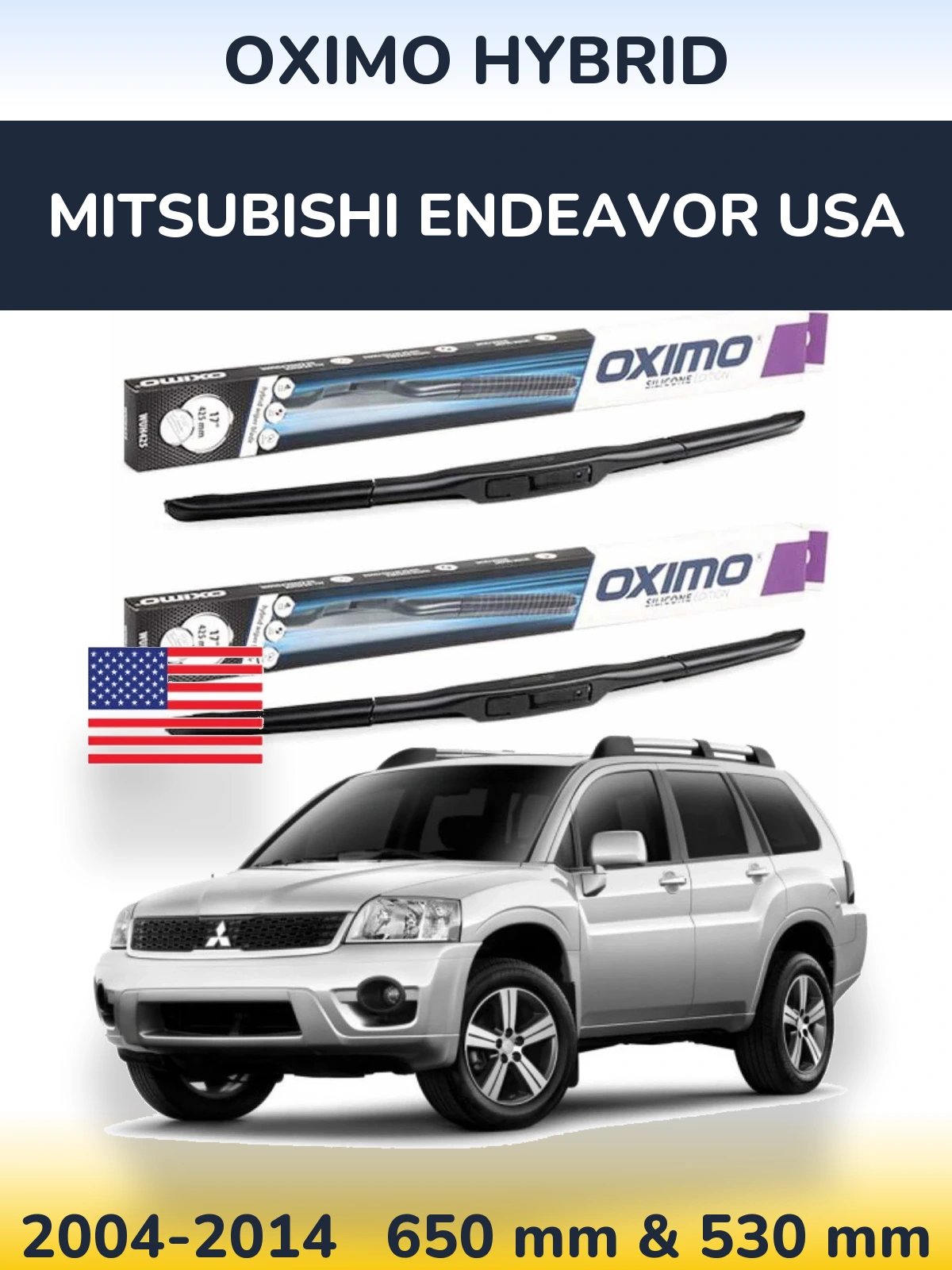Ștergătoare Oximo Hybrid pentru Mitsubishi Endeavor USA