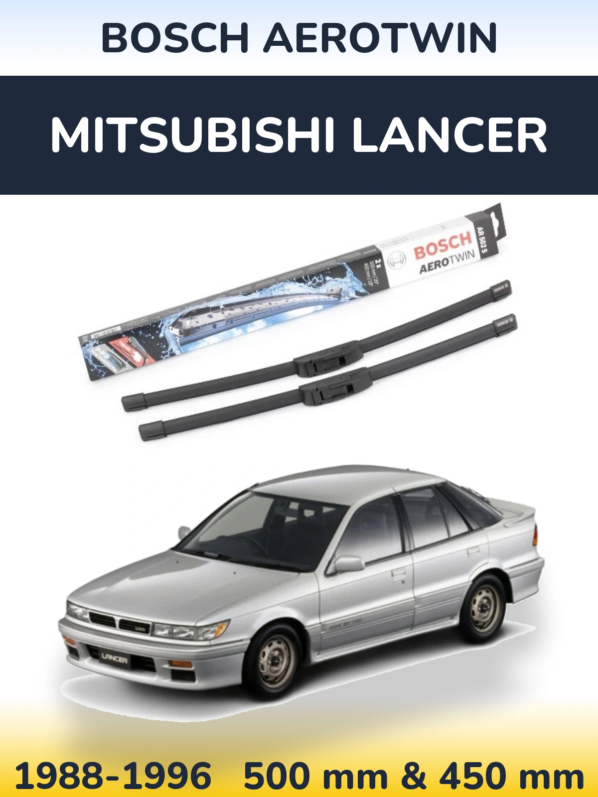 Ștergătoare BOSCH AeroTwin pentru Mitsubishi Lancer