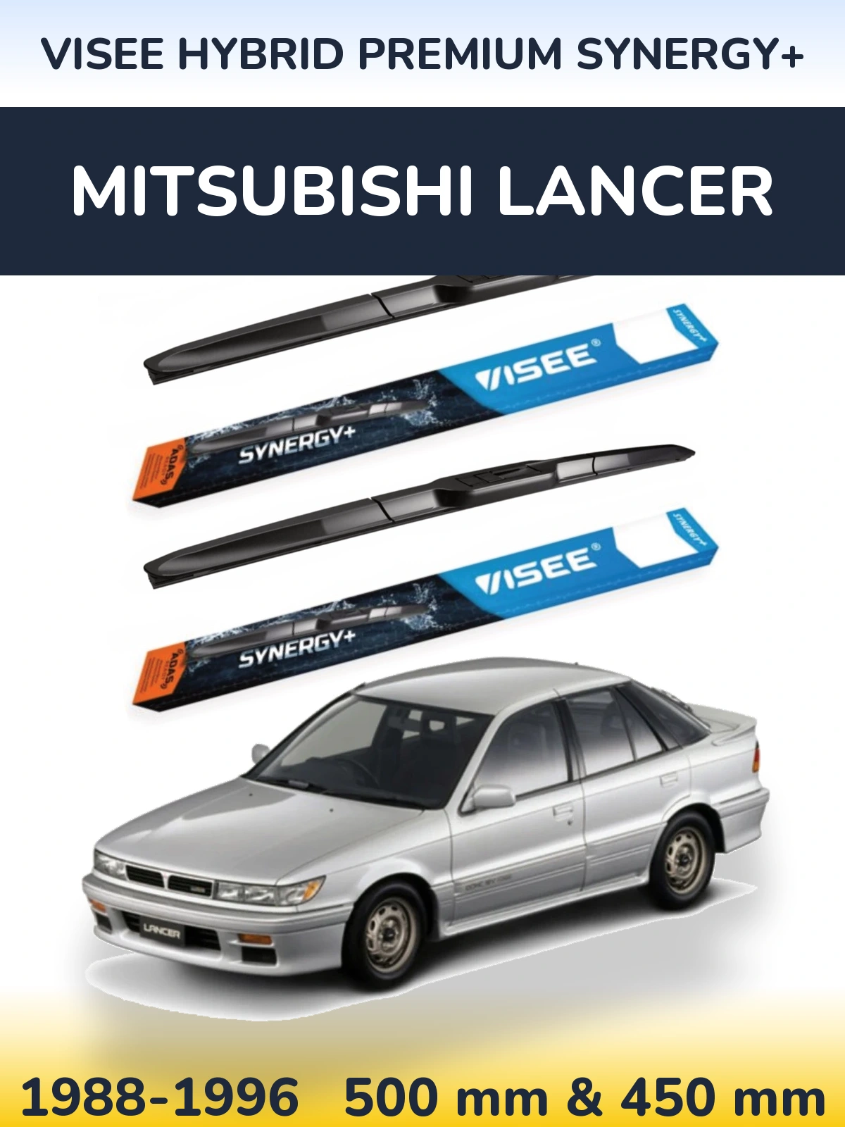 Ștergătoare VISEE HYBRID PREMIUM SYNERGY+ pentru Mitsubishi Lancer