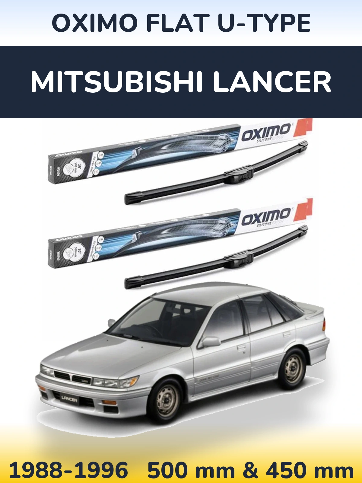Ștergătoare Oximo Flat U-type pentru Mitsubishi Lancer
