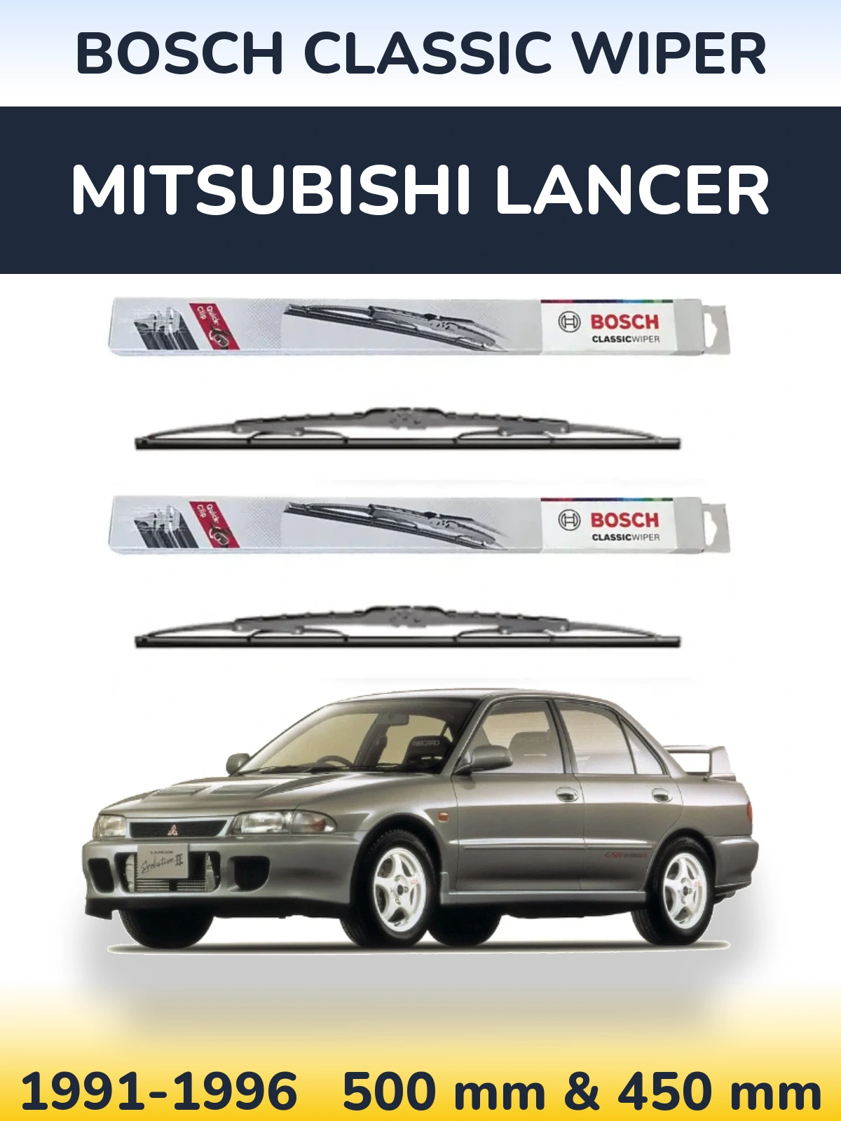 Ștergătoare BOSCH Classic Wiper pentru Mitsubishi Lancer