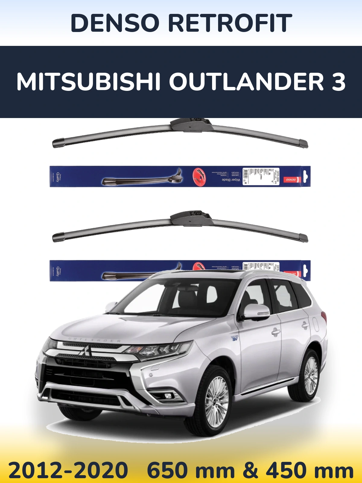Ștergătoare Denso Retrofit pentru Mitsubishi Outlander 3