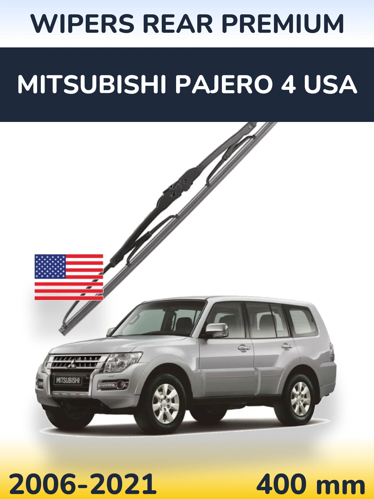 Ștergătoare WIPERS REAR PREMIUM pentru Mitsubishi Pajero 4 USA