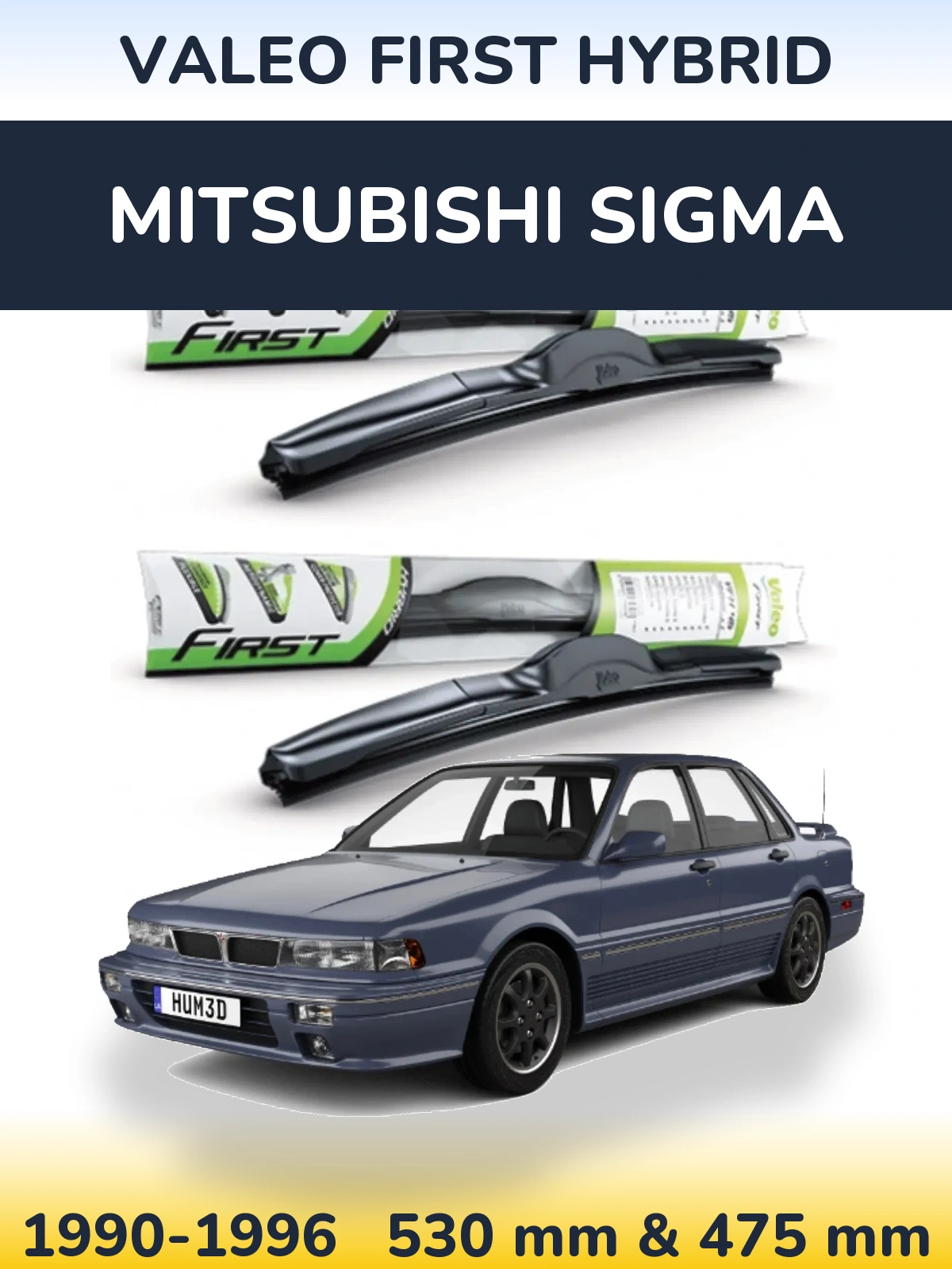 Ștergătoare Valeo First Hybrid pentru Mitsubishi Sigma