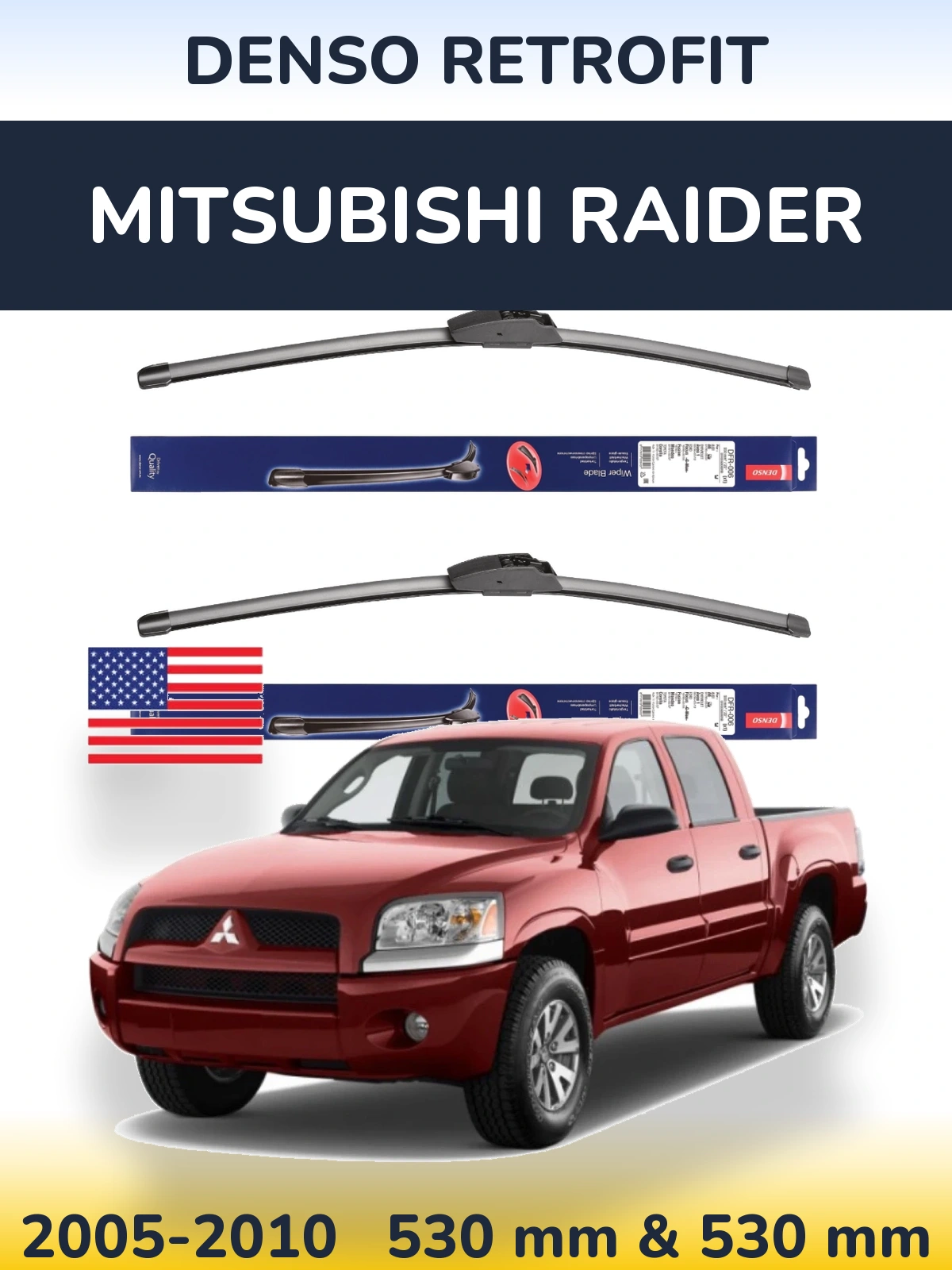 Ștergătoare Denso Retrofit pentru Mitsubishi Raider