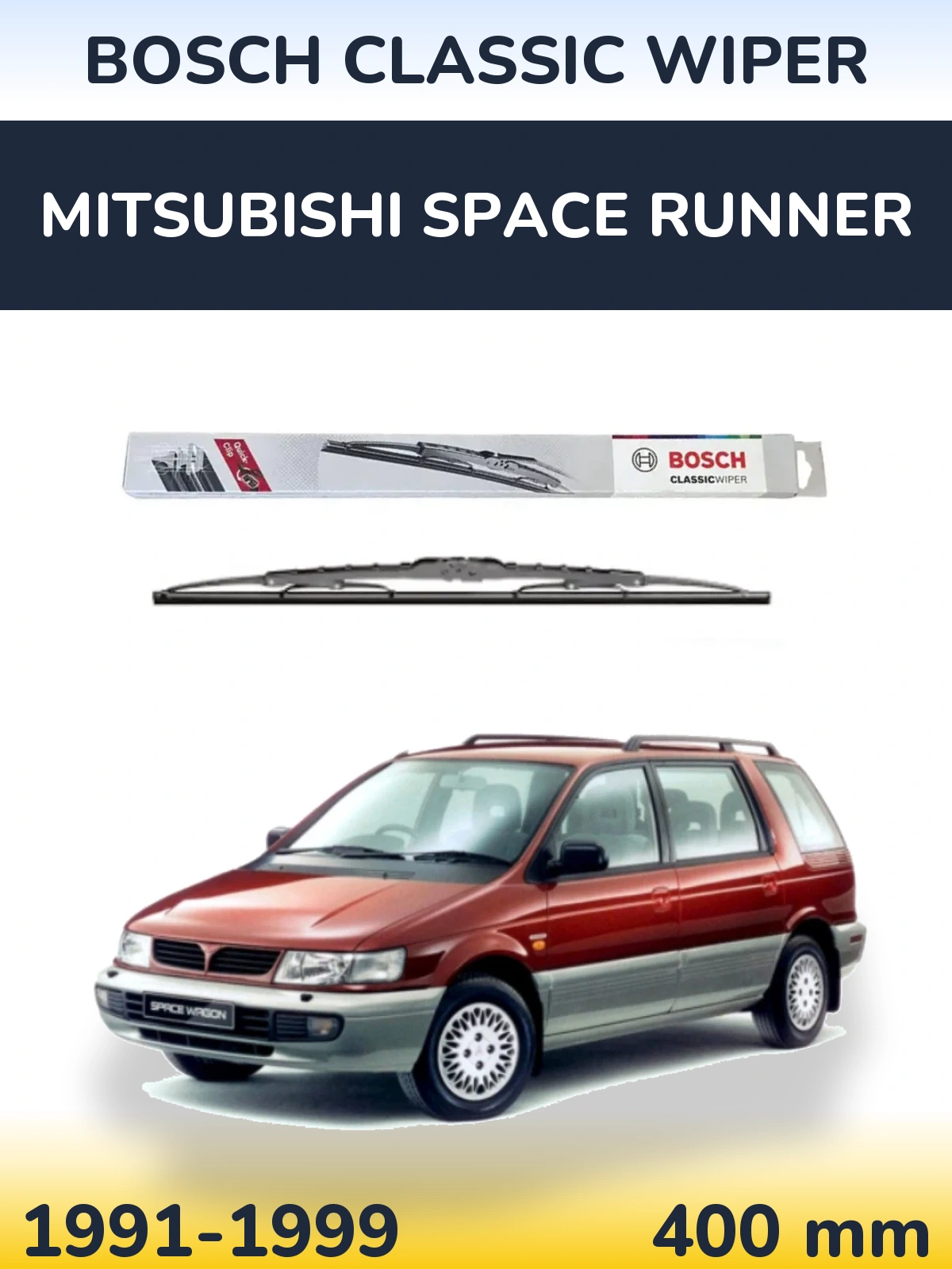 Ștergătoare BOSCH Classic Wiper pentru Mitsubishi Space Runner