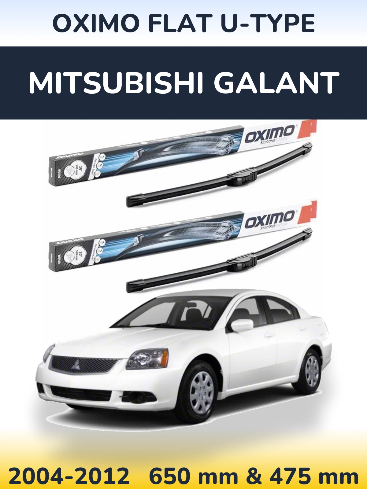 Ștergătoare Oximo Flat U-type pentru Mitsubishi Galant