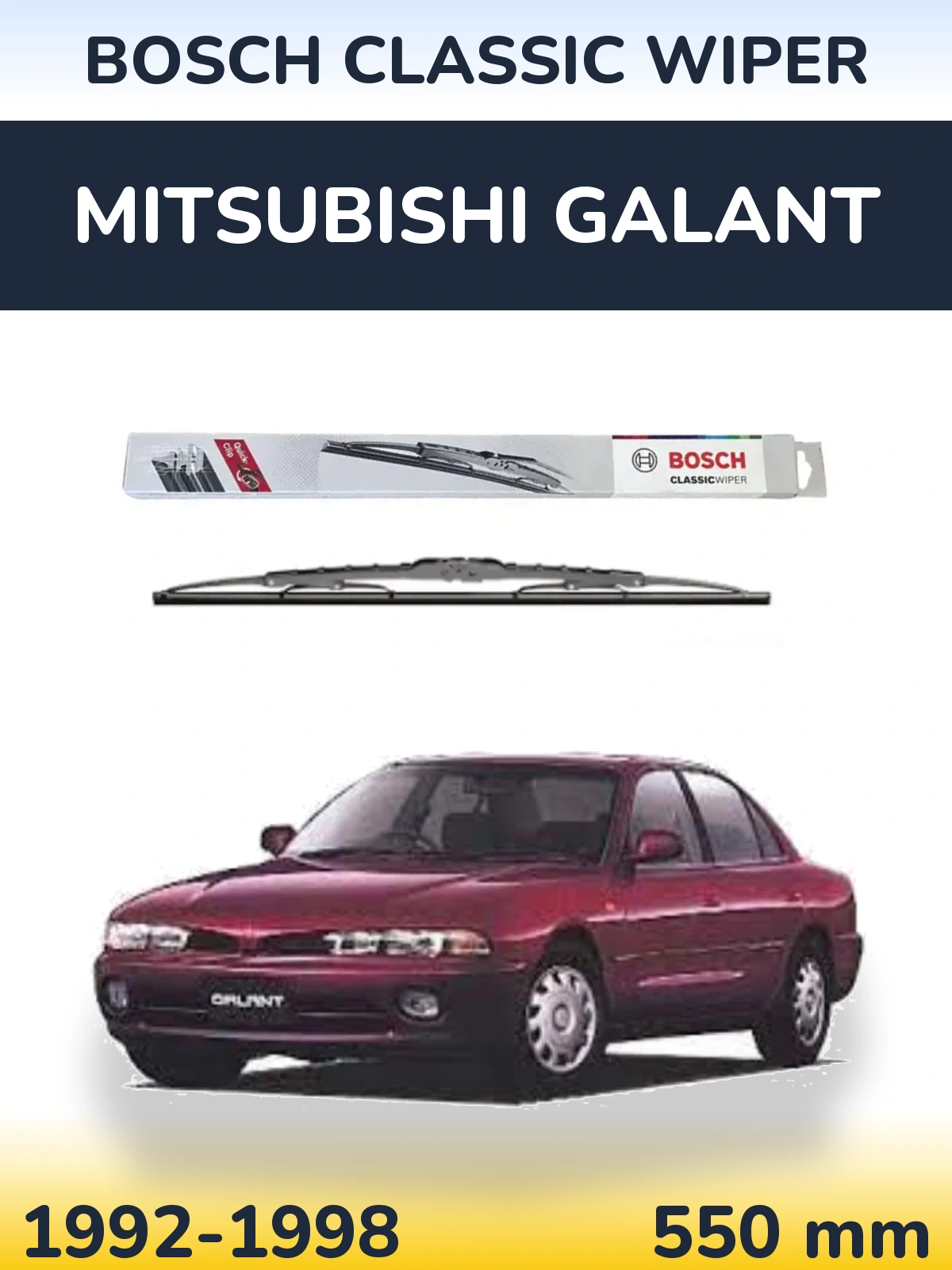Ștergătoare BOSCH Classic Wiper pentru Mitsubishi Galant