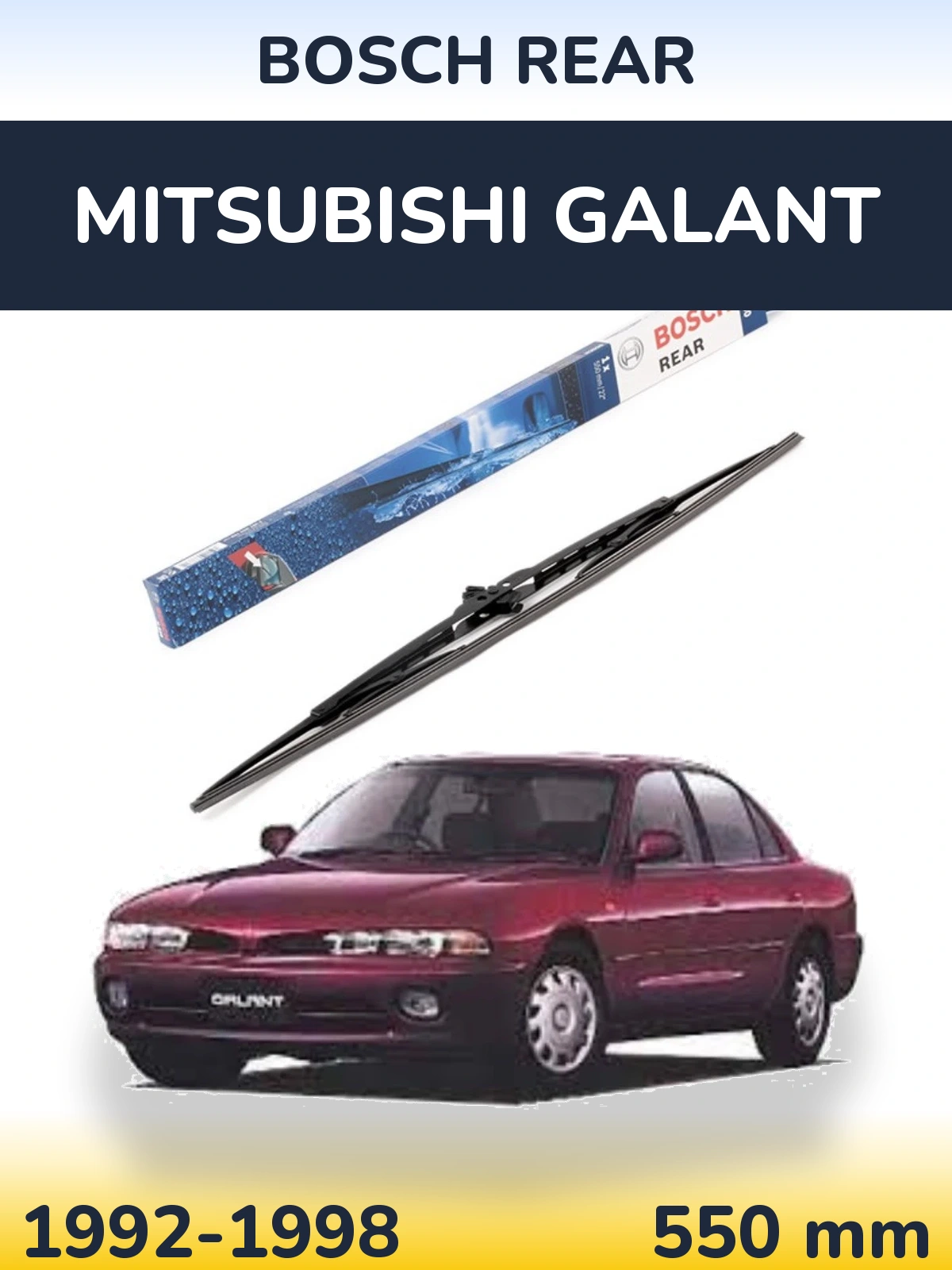 Ștergătoare BOSCH Rear pentru Mitsubishi Galant