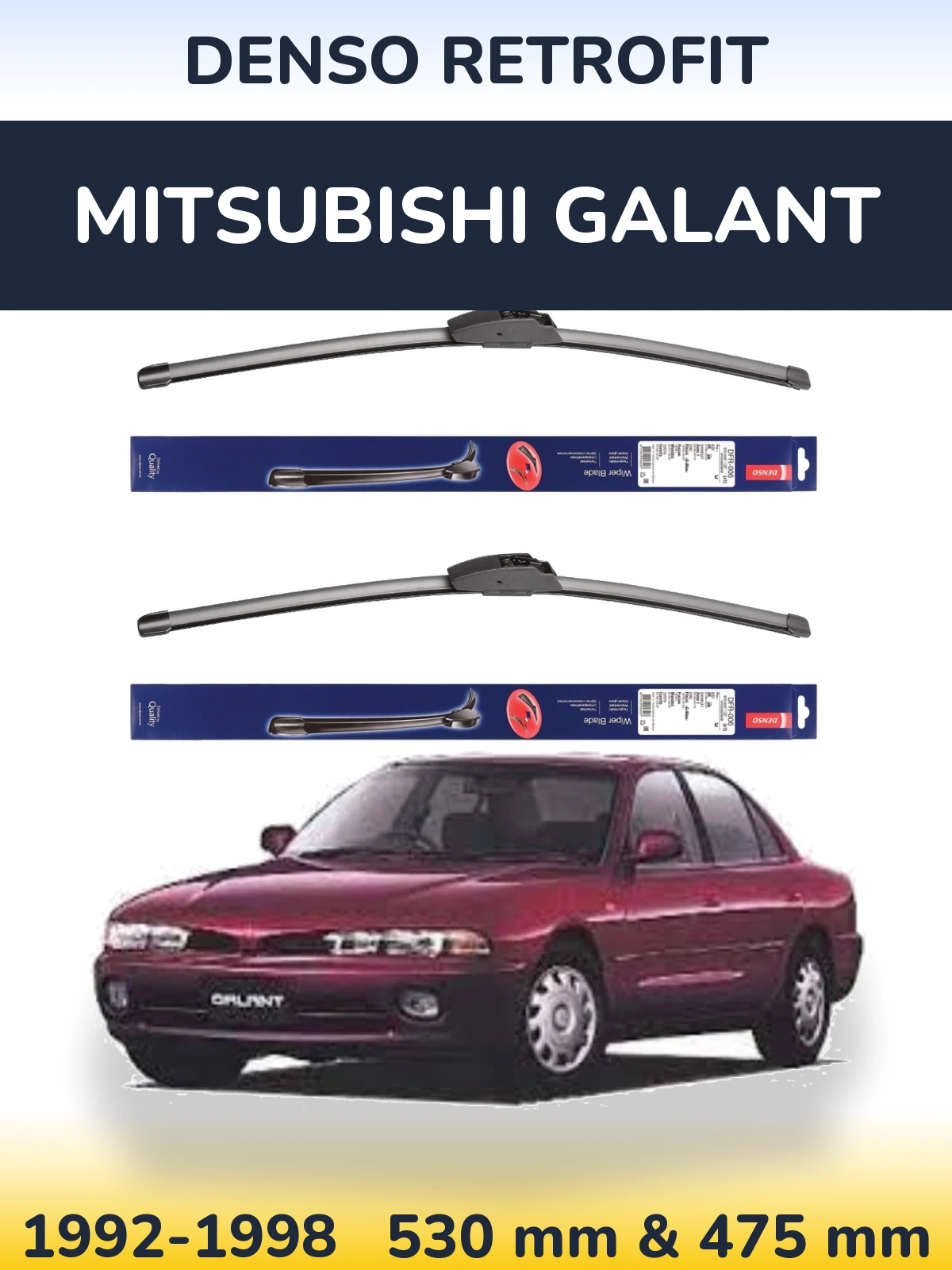 Ștergătoare Denso Retrofit pentru Mitsubishi Galant