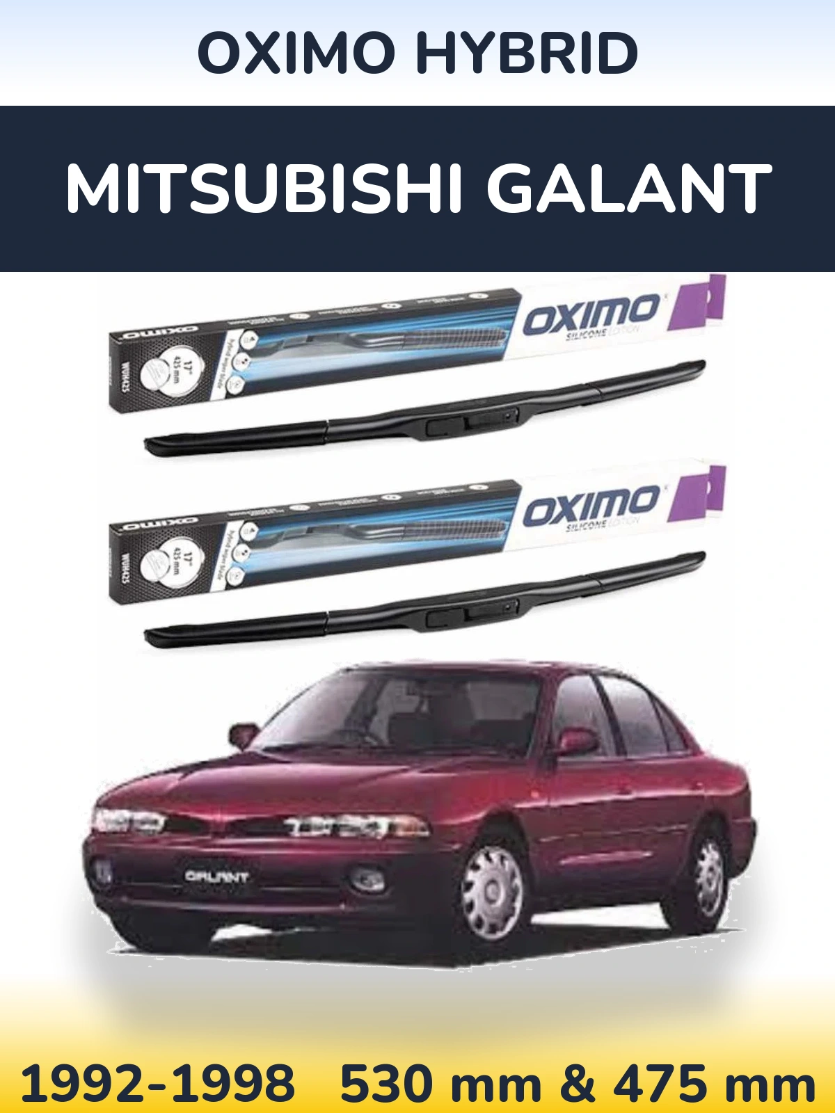 Ștergătoare Oximo Hybrid pentru Mitsubishi Galant