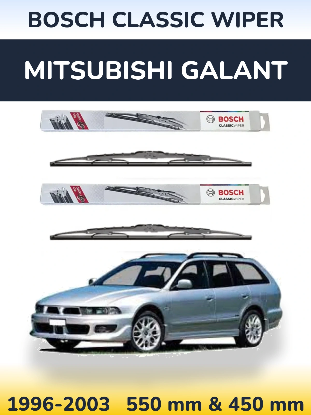 Ștergătoare BOSCH Classic Wiper pentru Mitsubishi Galant