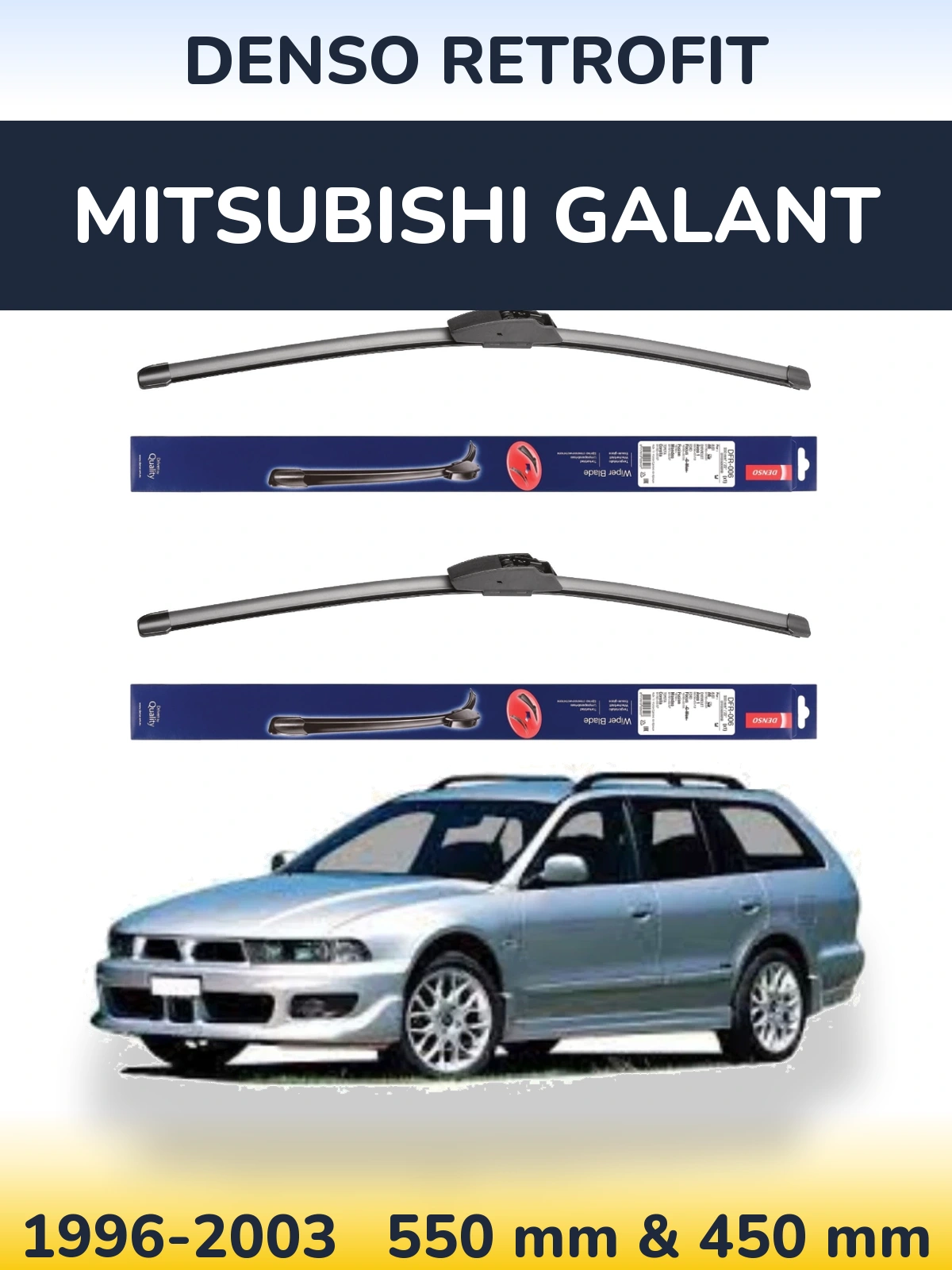 Ștergătoare Denso Retrofit pentru Mitsubishi Galant