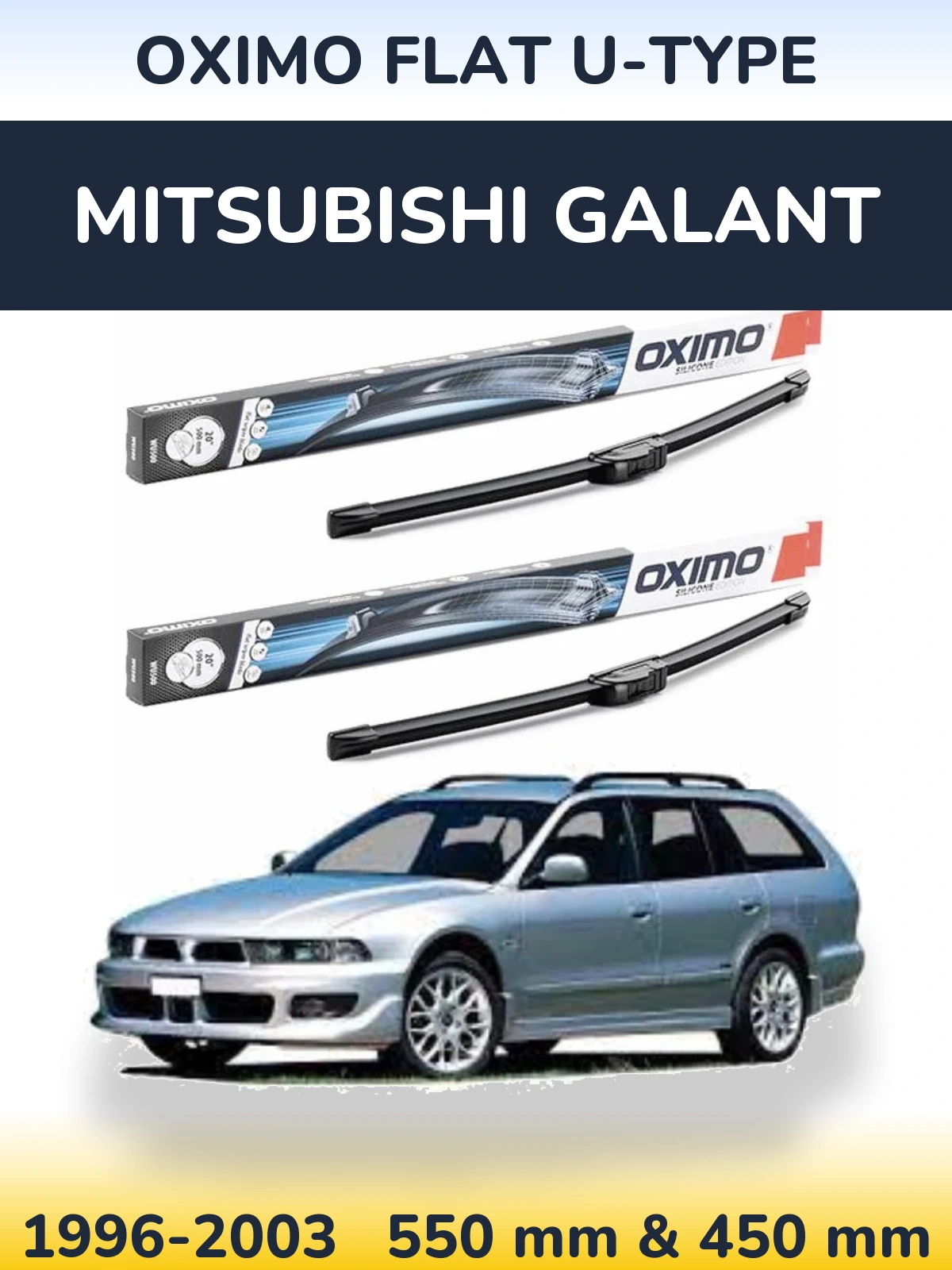 Ștergătoare Oximo Flat U-type pentru Mitsubishi Galant